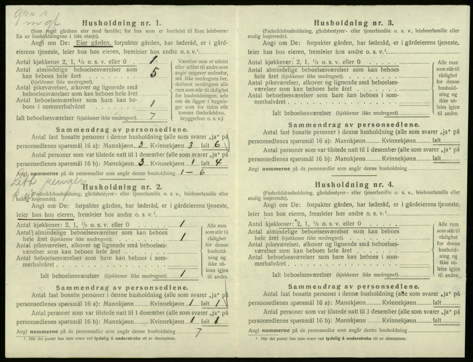 SAB, 1920 census for Strandvik, 1920, p. 31