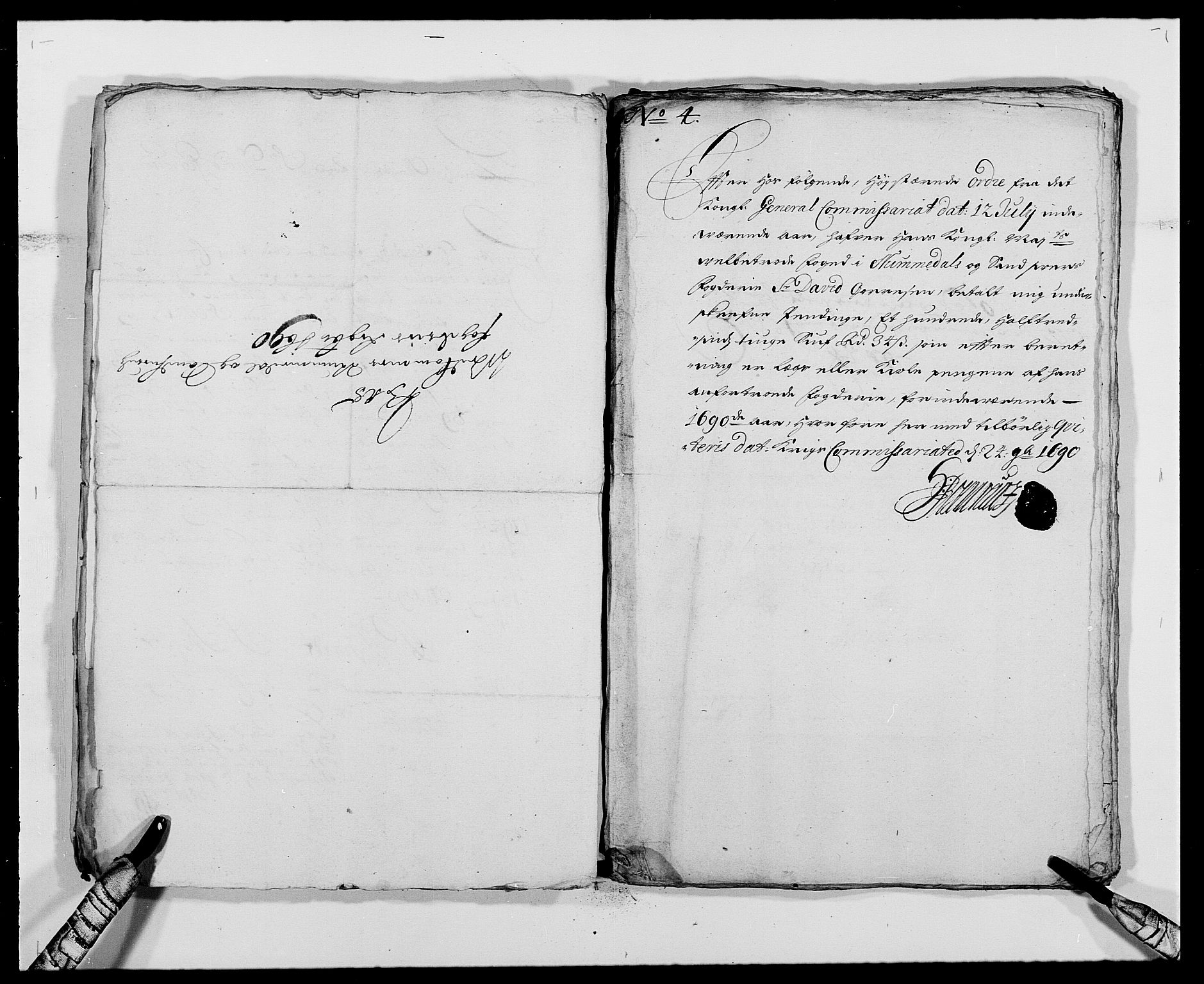 Rentekammeret inntil 1814, Reviderte regnskaper, Fogderegnskap, AV/RA-EA-4092/R24/L1574: Fogderegnskap Numedal og Sandsvær, 1688-1691, p. 120