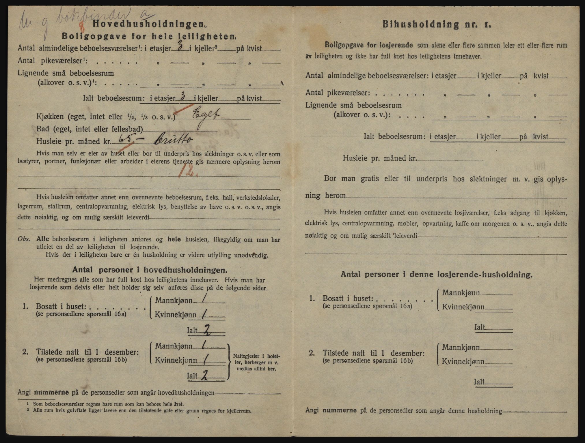 SATØ, 1920 census for Hammerfest, 1920, p. 1929