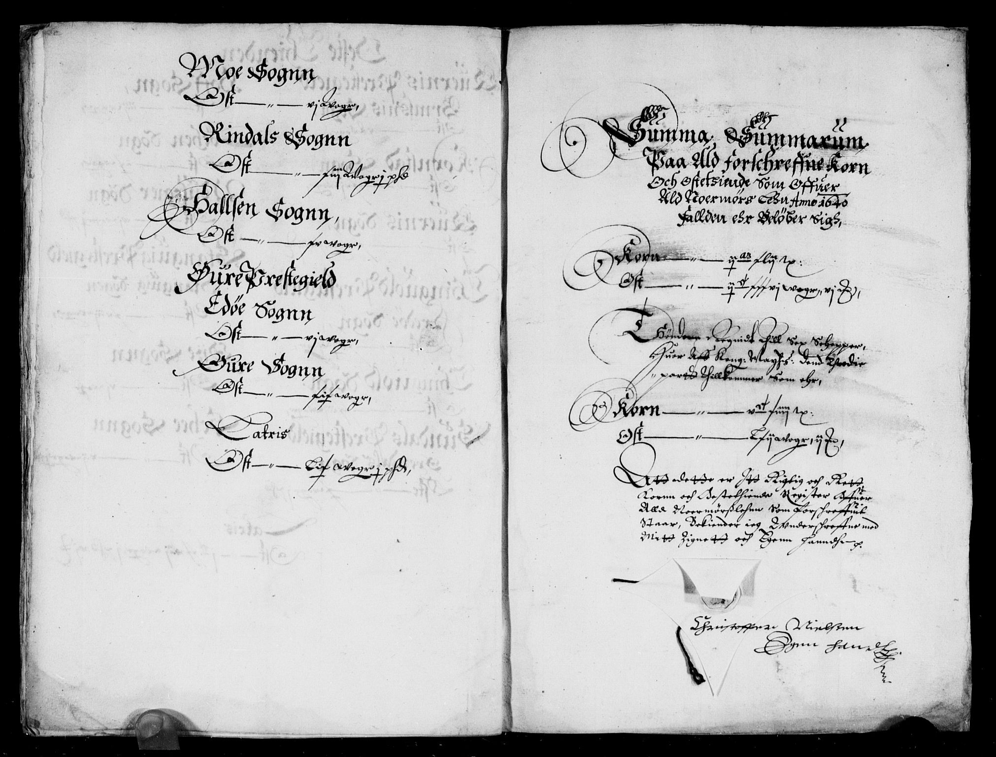 Rentekammeret inntil 1814, Reviderte regnskaper, Lensregnskaper, AV/RA-EA-5023/R/Rb/Rbw/L0075: Trondheim len, 1640-1643