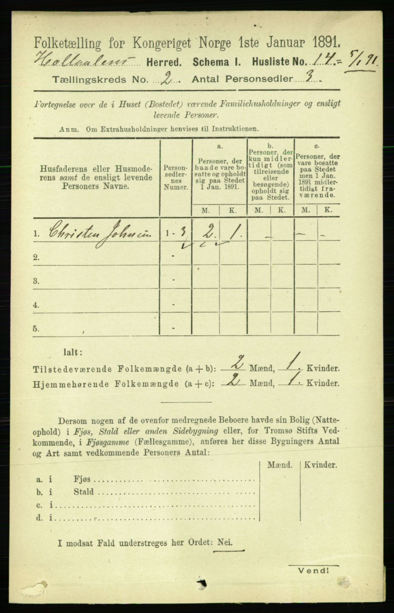 RA, 1891 census for 1645 Haltdalen, 1891, p. 670