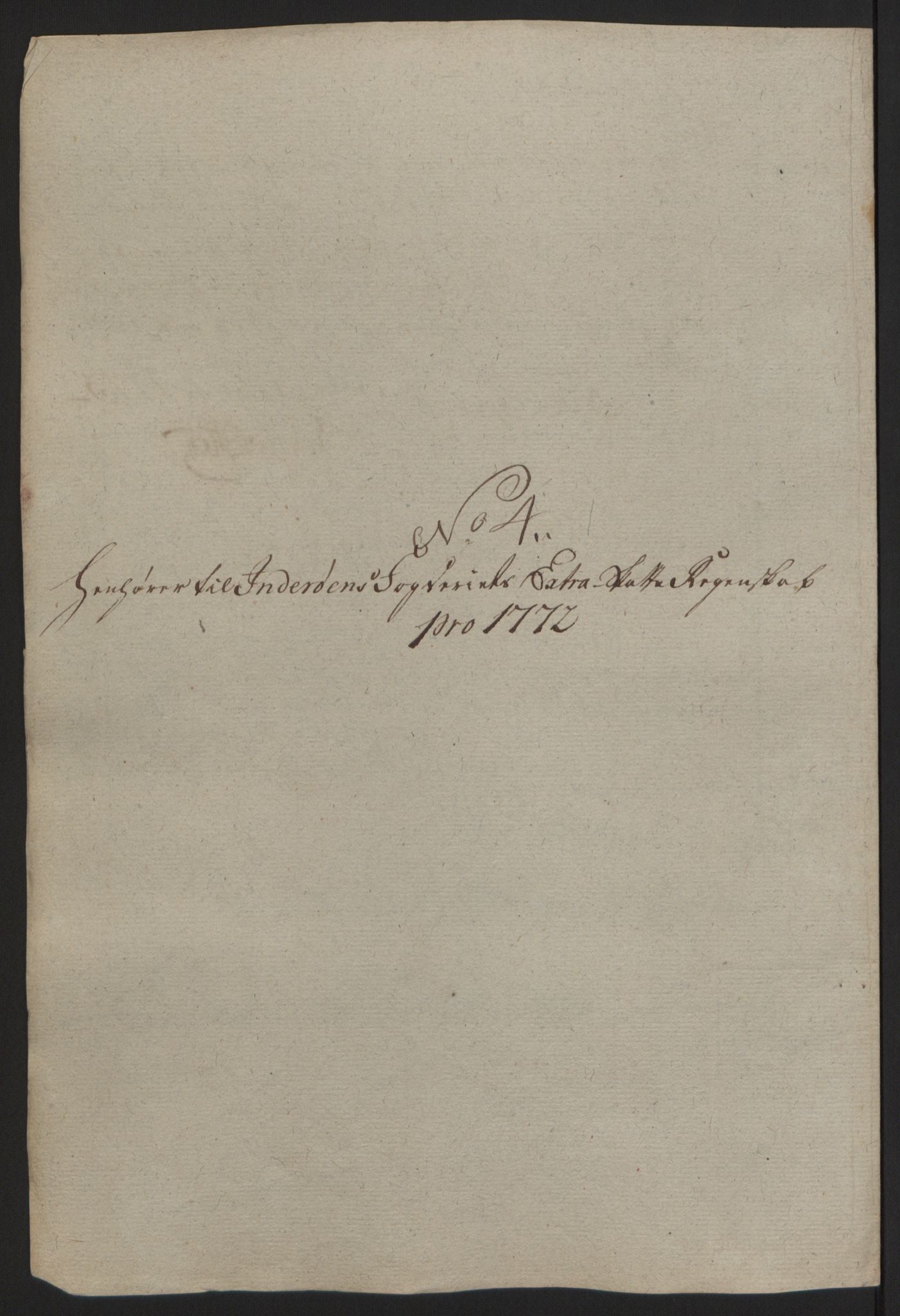 Rentekammeret inntil 1814, Reviderte regnskaper, Fogderegnskap, AV/RA-EA-4092/R63/L4420: Ekstraskatten Inderøy, 1762-1772, p. 505