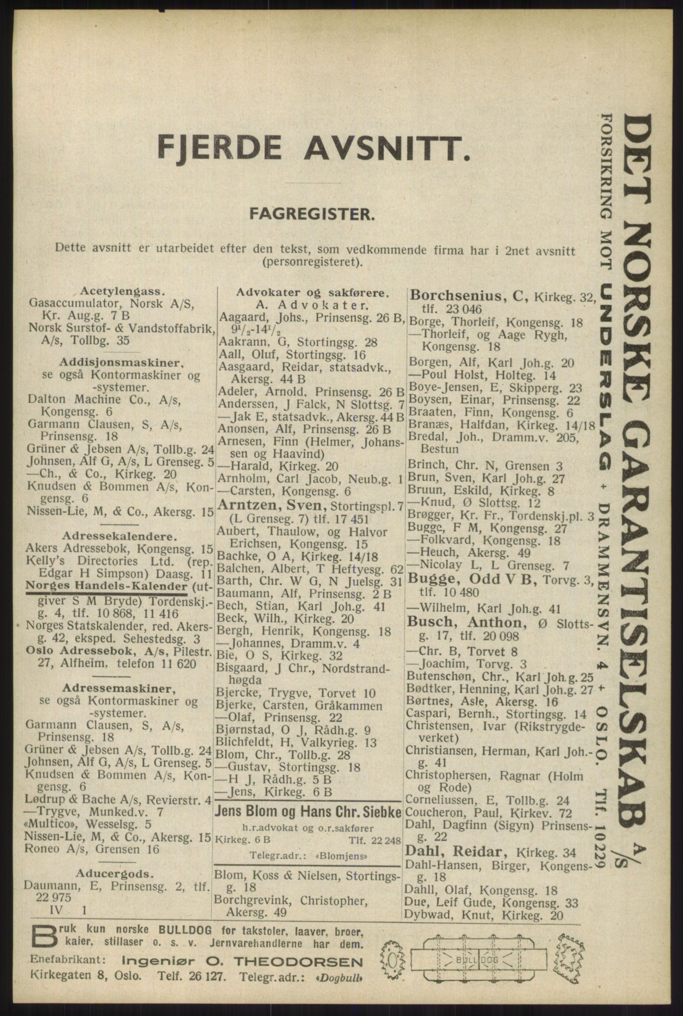 Kristiania/Oslo adressebok, PUBL/-, 1934, p. 2205