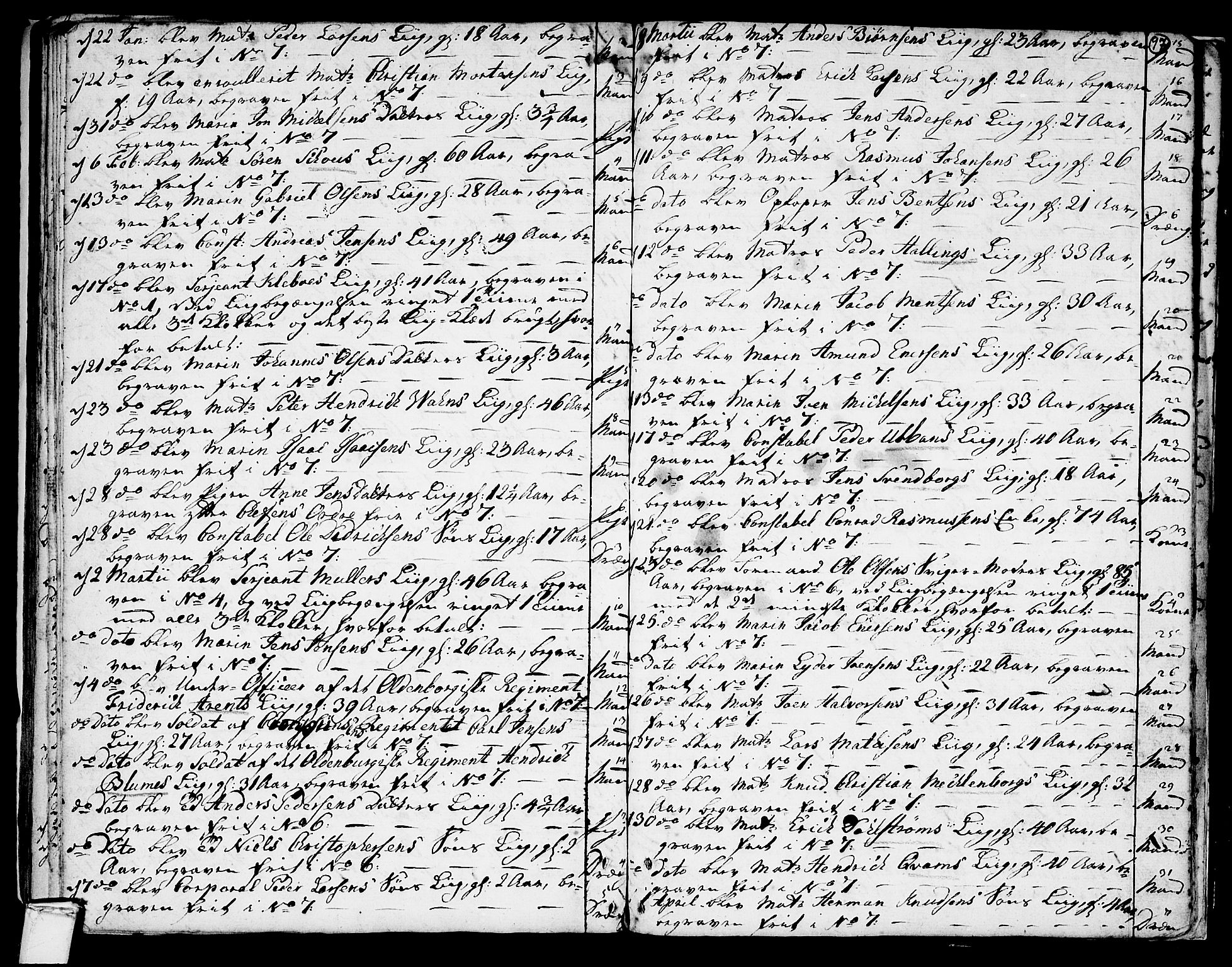 Stavern kirkebøker, AV/SAKO-A-318/F/Fa/L0001: Parish register (official) no. 1, 1756-1782, p. 97