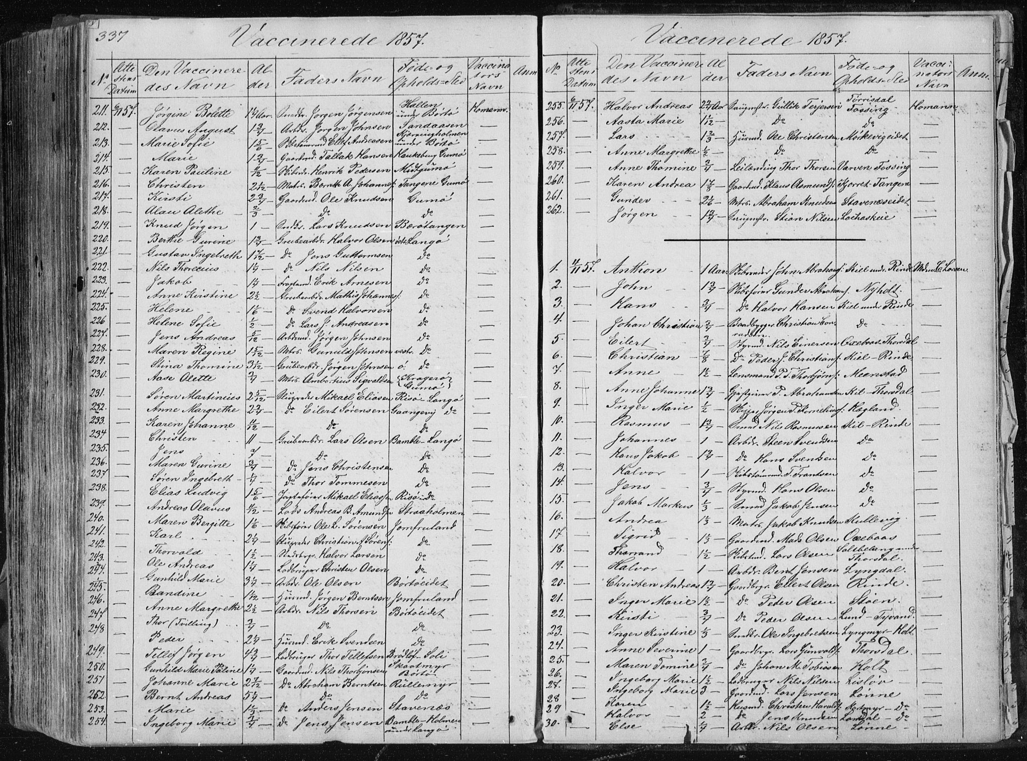 Sannidal kirkebøker, SAKO/A-296/F/Fa/L0007: Parish register (official) no. 7, 1831-1854, p. 337