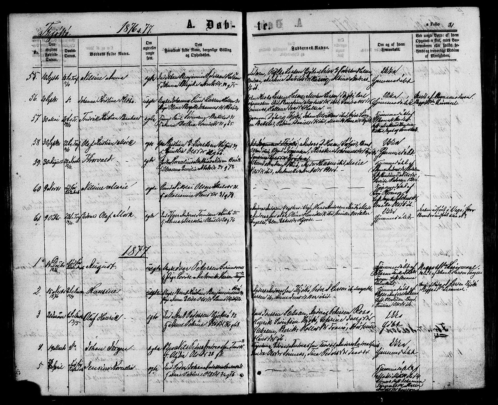 Ministerialprotokoller, klokkerbøker og fødselsregistre - Nordland, SAT/A-1459/817/L0262: Parish register (official) no. 817A03/ 1, 1862-1877, p. 81