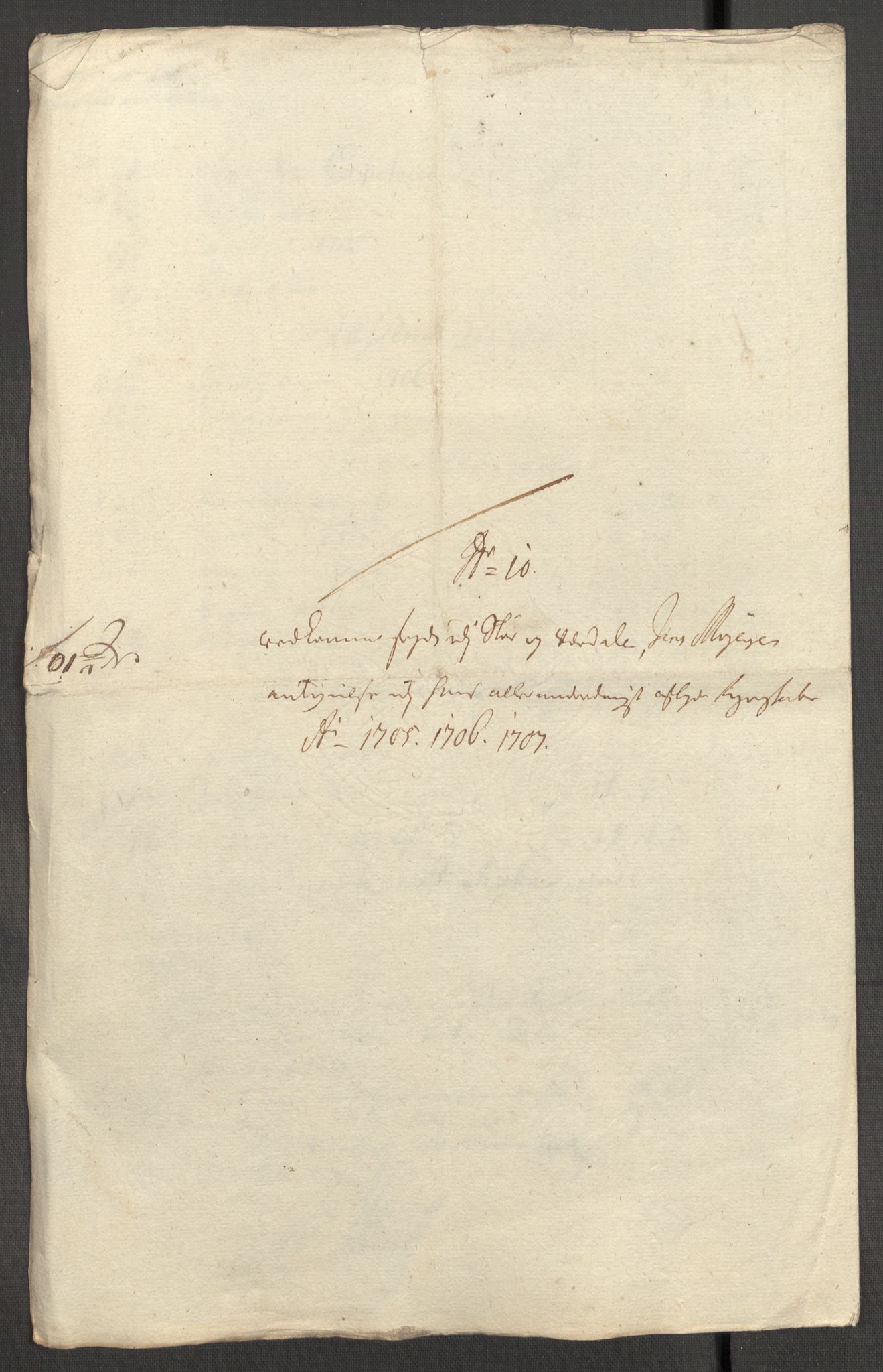 Rentekammeret inntil 1814, Reviderte regnskaper, Fogderegnskap, AV/RA-EA-4092/R62/L4197: Fogderegnskap Stjørdal og Verdal, 1707, p. 356