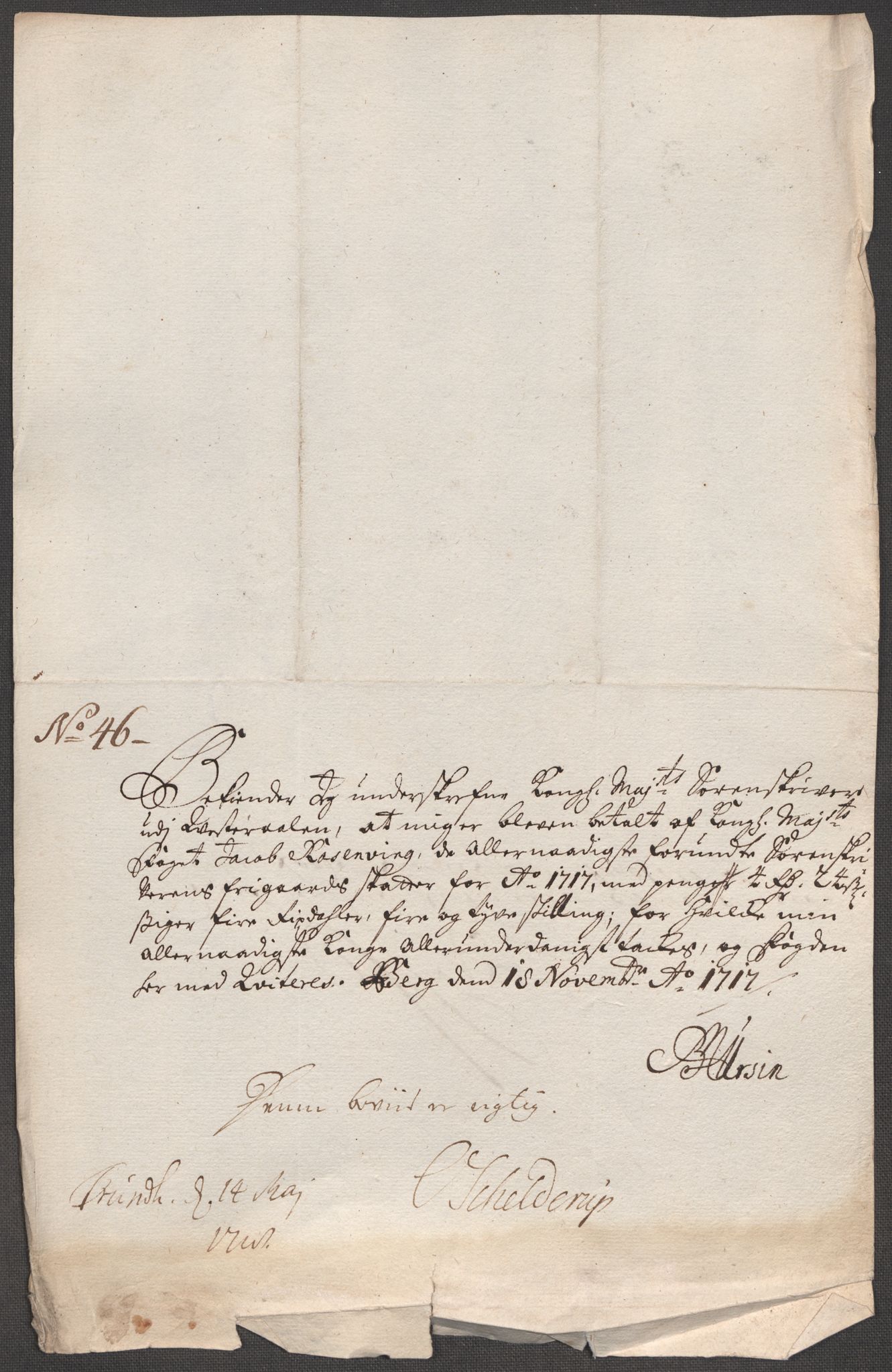 Rentekammeret inntil 1814, Reviderte regnskaper, Fogderegnskap, AV/RA-EA-4092/R67/L4683: Fogderegnskap Vesterålen, Andenes og Lofoten, 1717, p. 251