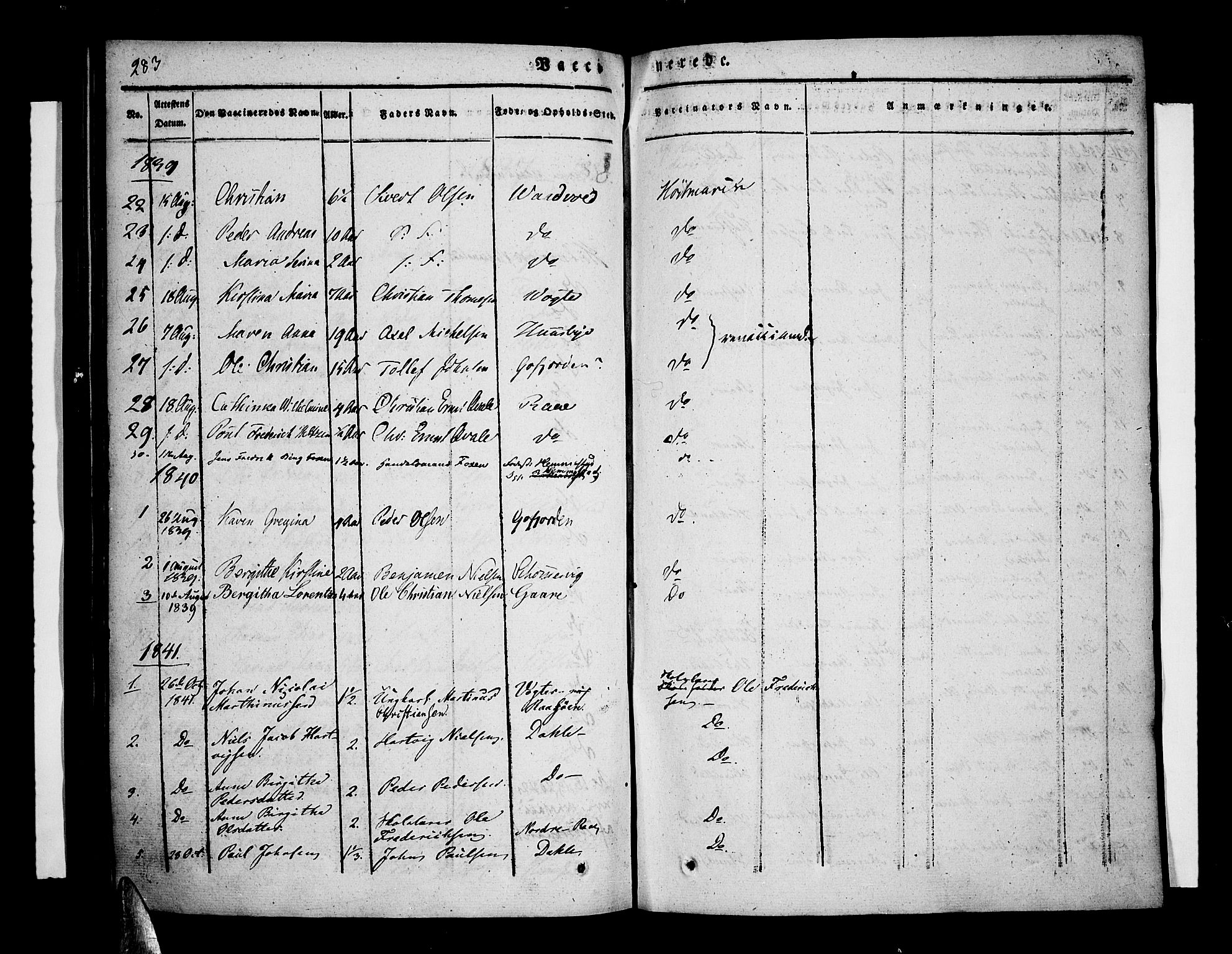 Kvæfjord sokneprestkontor, AV/SATØ-S-1323/G/Ga/Gaa/L0003kirke: Parish register (official) no. 3, 1830-1857, p. 283