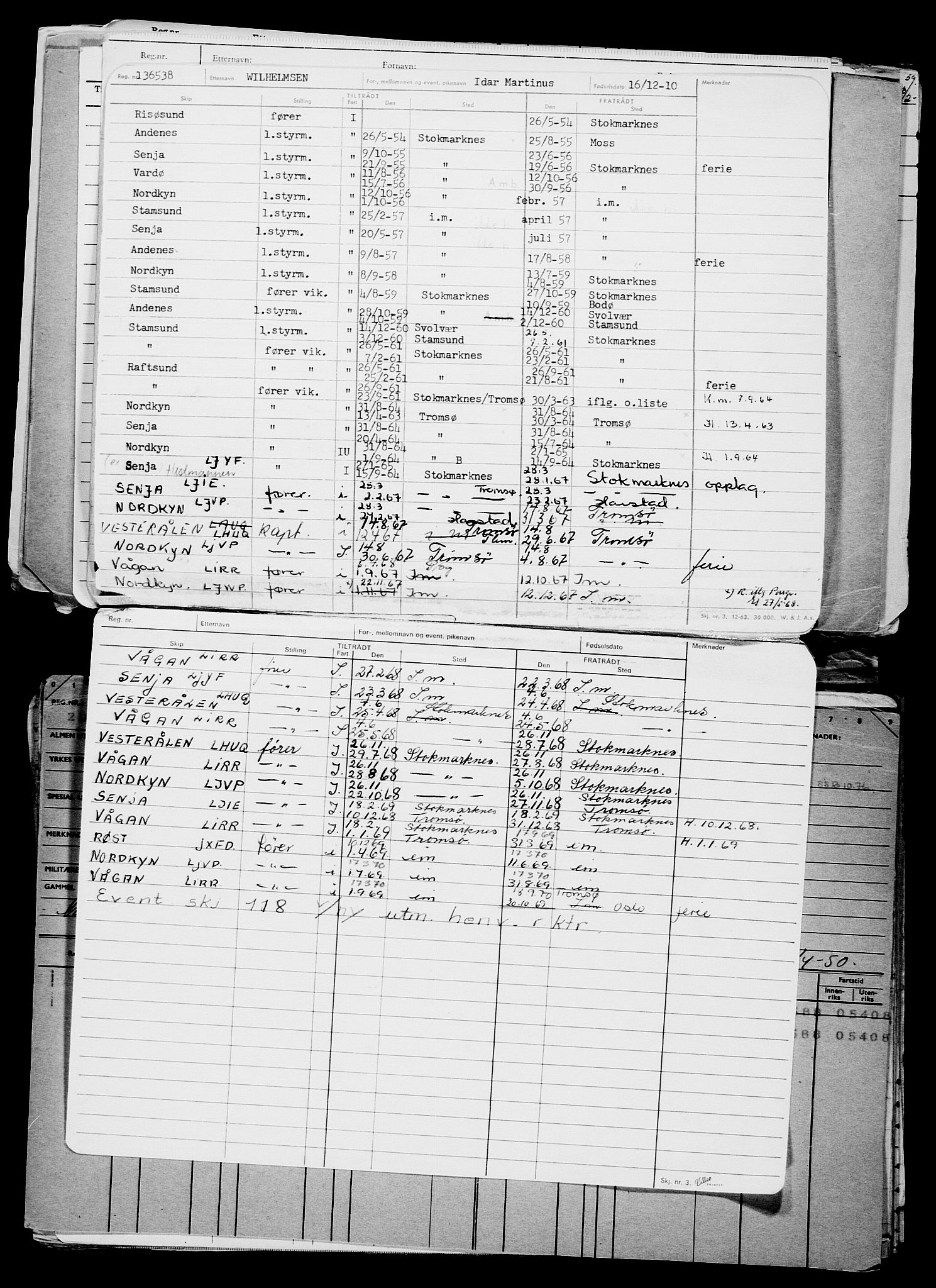 Direktoratet for sjømenn, AV/RA-S-3545/G/Gb/L0093: Hovedkort, 1910-1911, p. 180