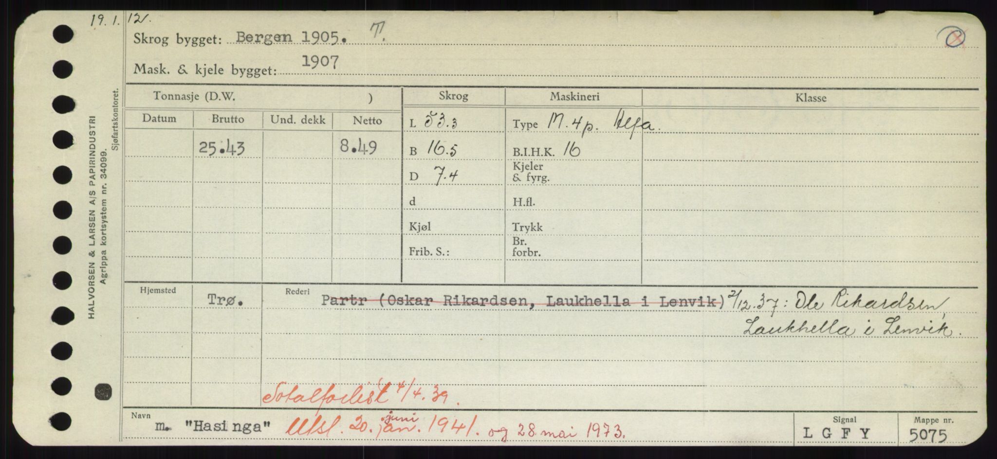 Sjøfartsdirektoratet med forløpere, Skipsmålingen, AV/RA-S-1627/H/Hd/L0014: Fartøy, H-Havl, p. 365