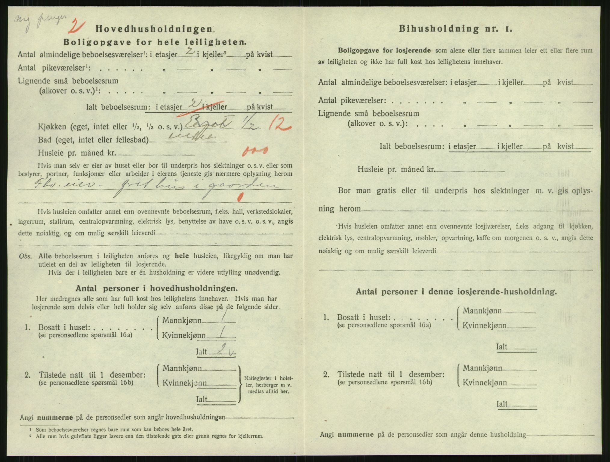 SAT, 1920 census for Namsos, 1920, p. 1062