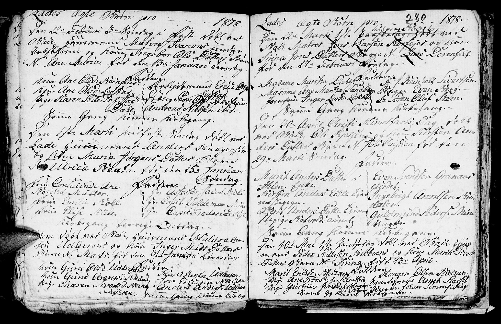 Ministerialprotokoller, klokkerbøker og fødselsregistre - Sør-Trøndelag, SAT/A-1456/606/L0305: Parish register (copy) no. 606C01, 1757-1819, p. 280