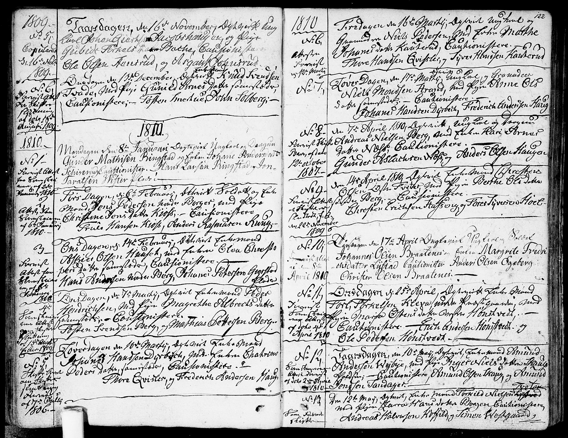 Skiptvet prestekontor Kirkebøker, AV/SAO-A-20009/F/Fa/L0004: Parish register (official) no. 4, 1794-1814, p. 122