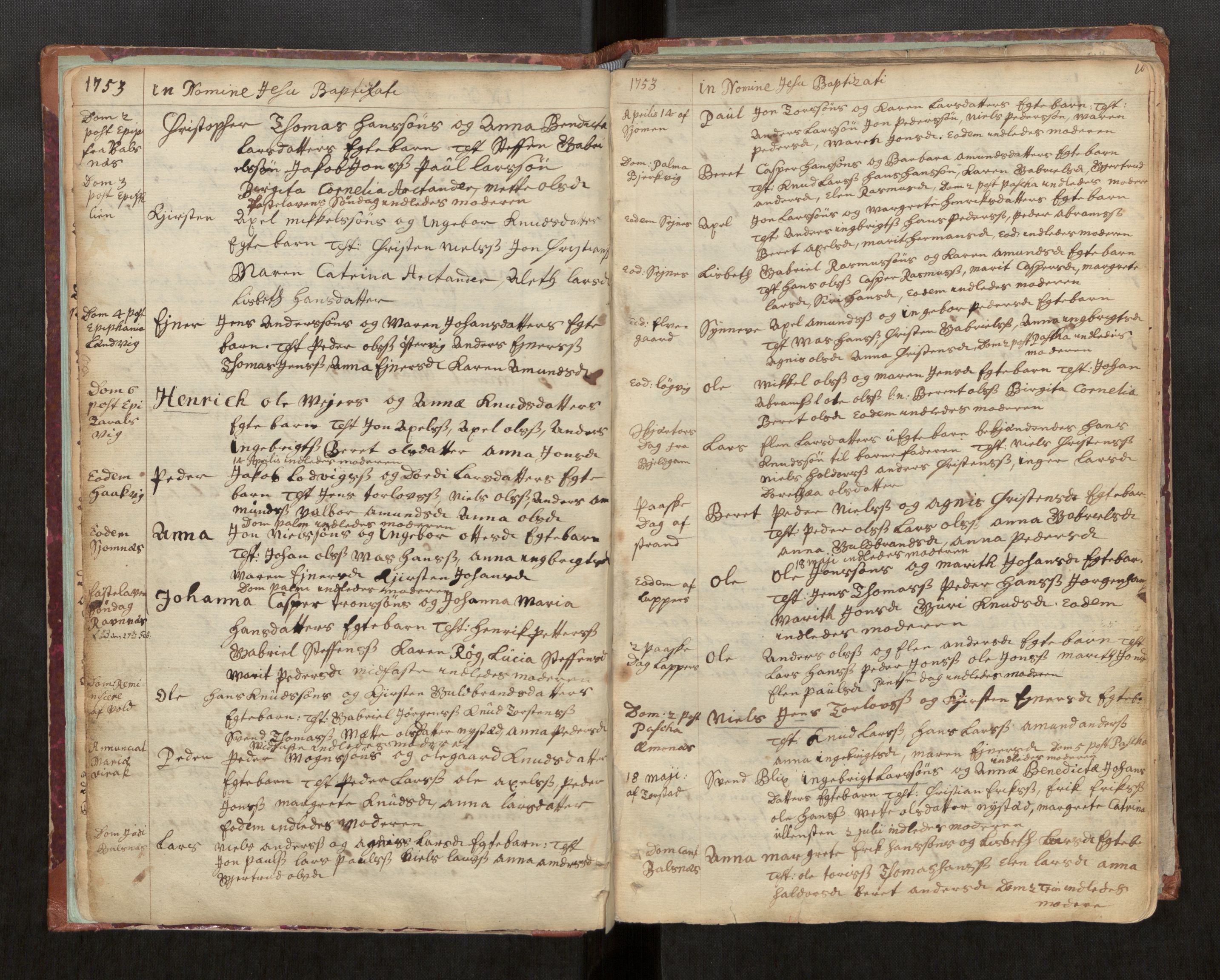 Ministerialprotokoller, klokkerbøker og fødselsregistre - Nordland, SAT/A-1459/863/L0891: Parish register (official) no. 863A03, 1748-1764, p. 10