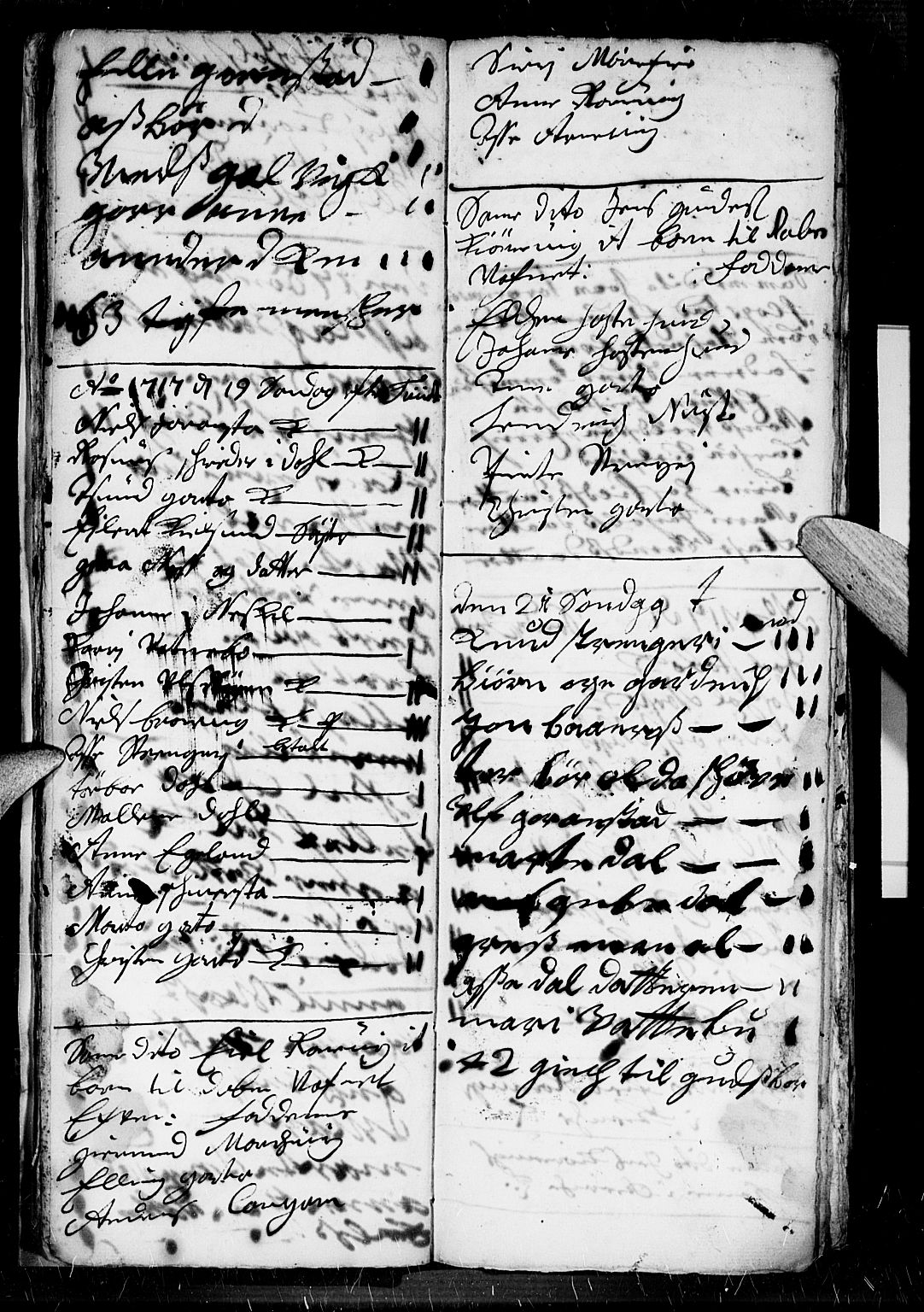 Dypvåg sokneprestkontor, AV/SAK-1111-0007/F/Fb/Fba/L0003: Parish register (copy) no. B 3, 1715-1738, p. 26