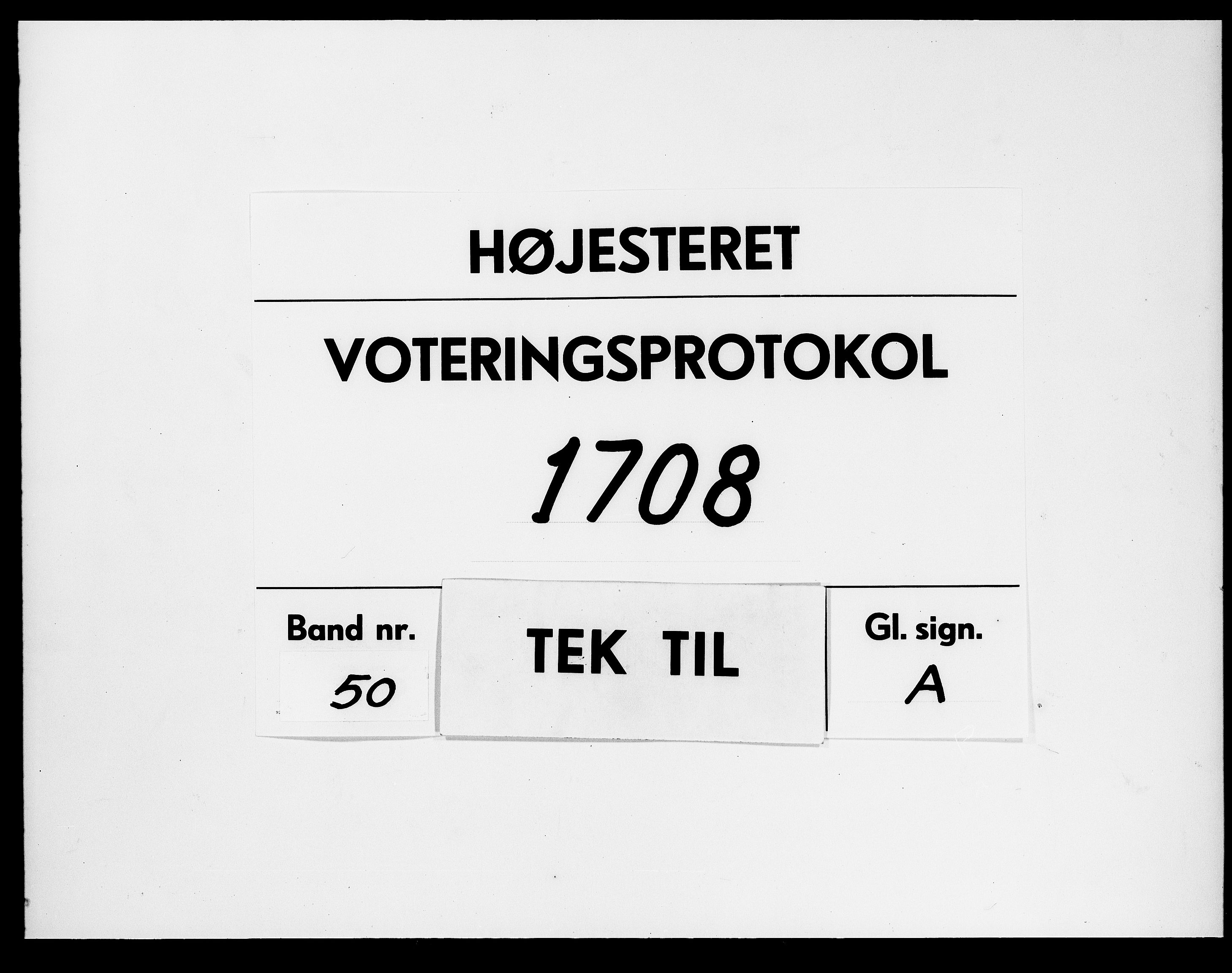 Højesteret, DRA/A-0009, 1708