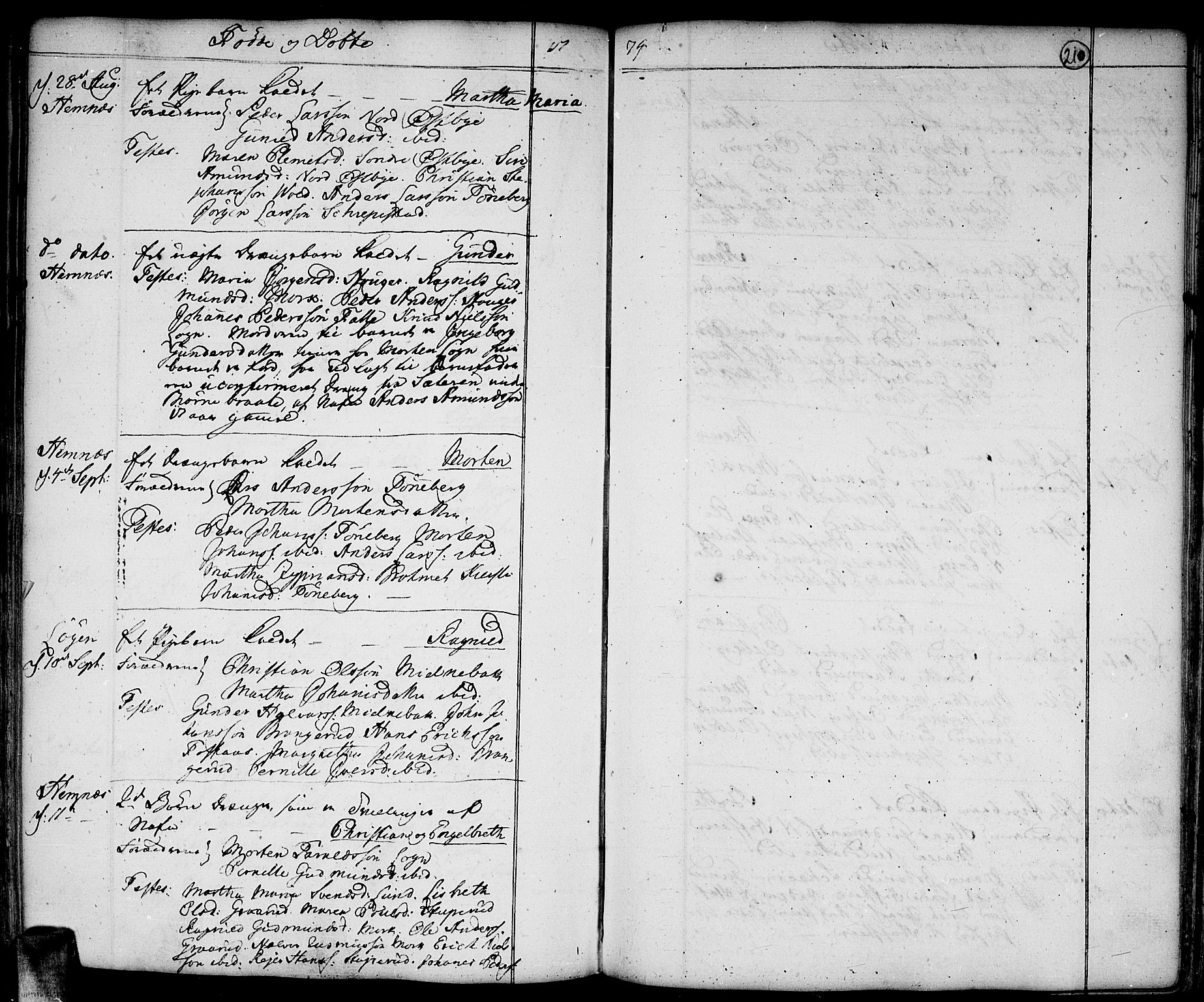 Høland prestekontor Kirkebøker, SAO/A-10346a/F/Fa/L0004: Parish register (official) no. I 4, 1757-1780, p. 210