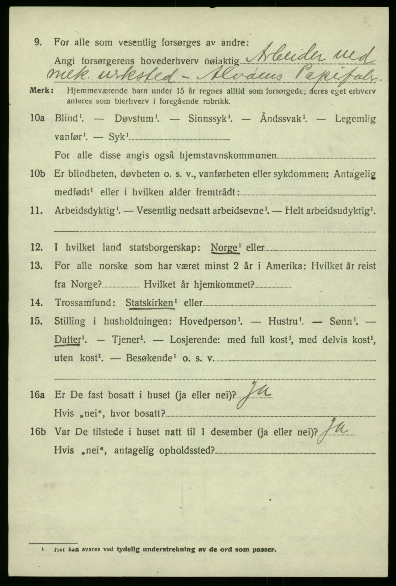 SAB, 1920 census for Laksevåg, 1920, p. 18695