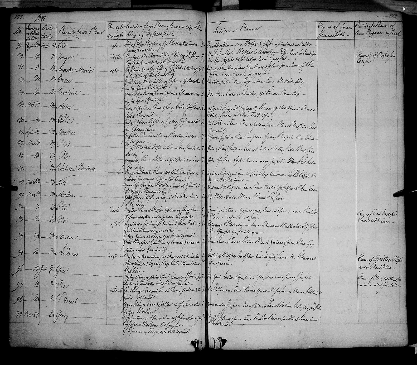 Fåberg prestekontor, SAH/PREST-086/H/Ha/Haa/L0005: Parish register (official) no. 5, 1836-1854, p. 177-178