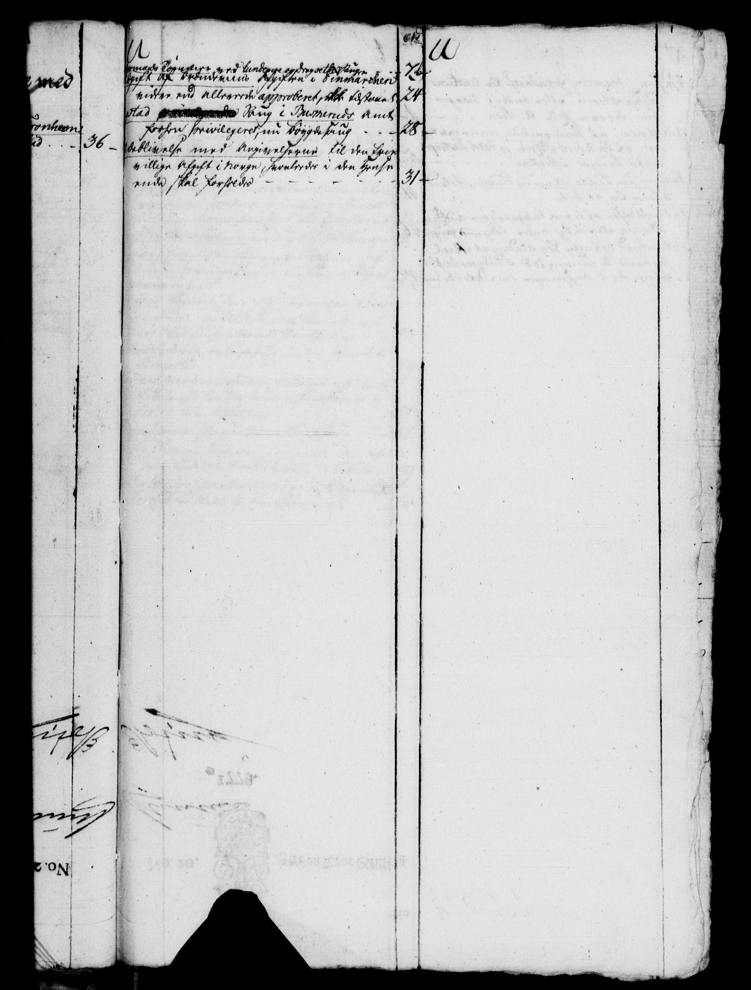 Rentekammeret, Kammerkanselliet, RA/EA-3111/G/Gf/Gfb/L0010: Register til norske relasjons- og resolusjonsprotokoller (merket RK 52.105), 1775-1780, p. 47