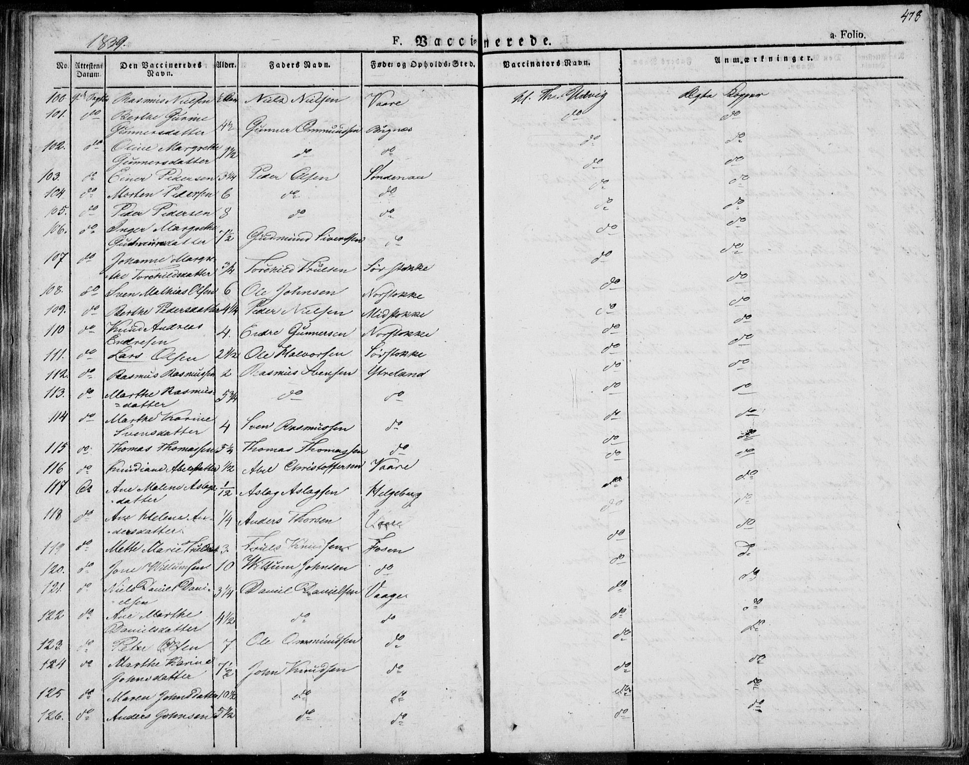 Avaldsnes sokneprestkontor, AV/SAST-A -101851/H/Ha/Haa/L0005: Parish register (official) no. A 5.2, 1825-1841, p. 478