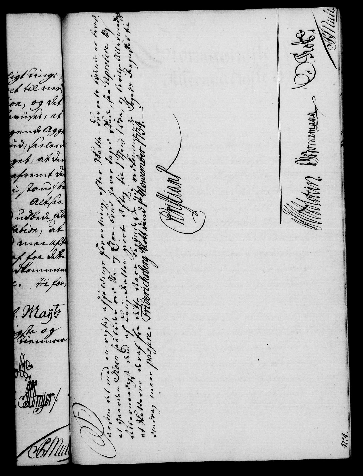 Rentekammeret, Kammerkanselliet, RA/EA-3111/G/Gf/Gfa/L0017: Norsk relasjons- og resolusjonsprotokoll (merket RK 52.17), 1734, p. 484