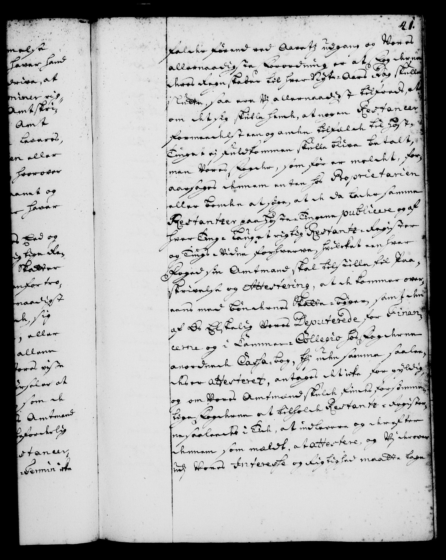 Rentekammeret, Kammerkanselliet, RA/EA-3111/G/Gg/Gga/L0001: Norsk ekspedisjonsprotokoll med register (merket RK 53.1), 1720-1723, p. 41