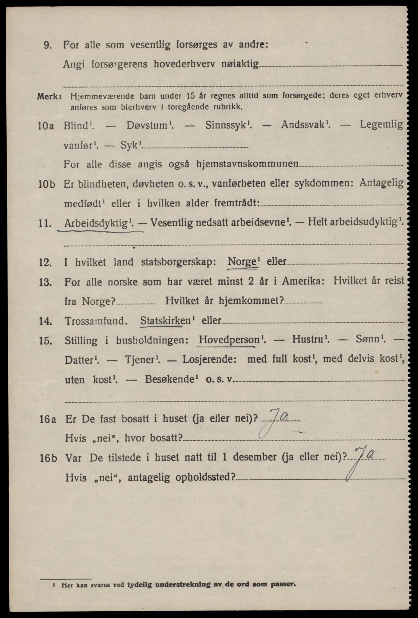 SAKO, 1920 census for Tinn, 1920, p. 7601