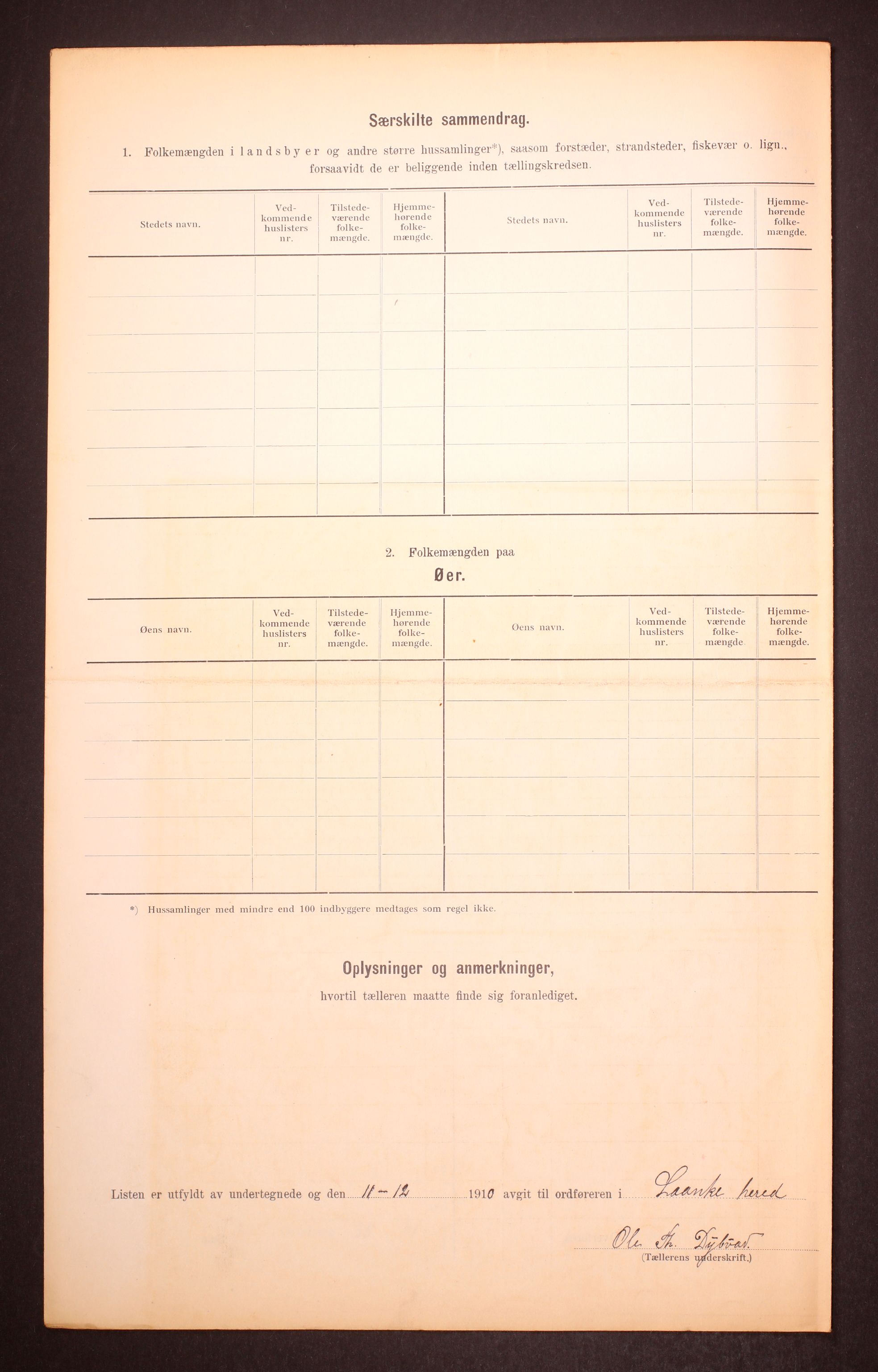 RA, 1910 census for Lånke, 1910, p. 24