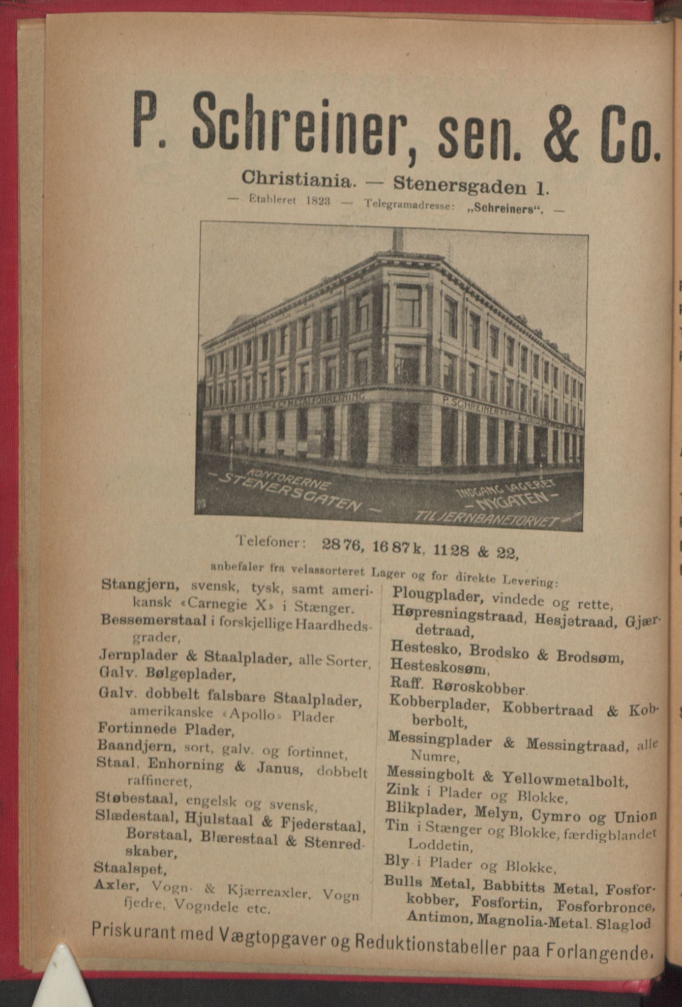 Kristiania/Oslo adressebok, PUBL/-, 1916