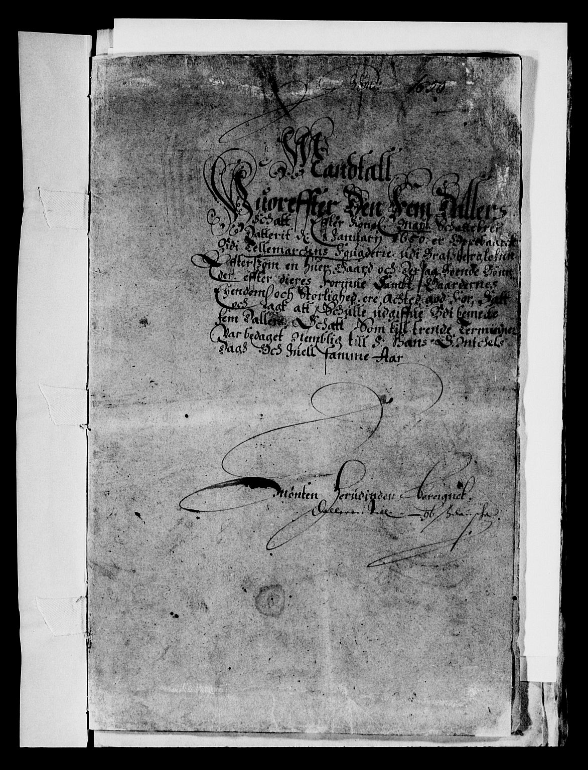 Rentekammeret inntil 1814, Reviderte regnskaper, Lensregnskaper, AV/RA-EA-5023/R/Rb/Rbp/L0036: Bratsberg len, 1649-1651