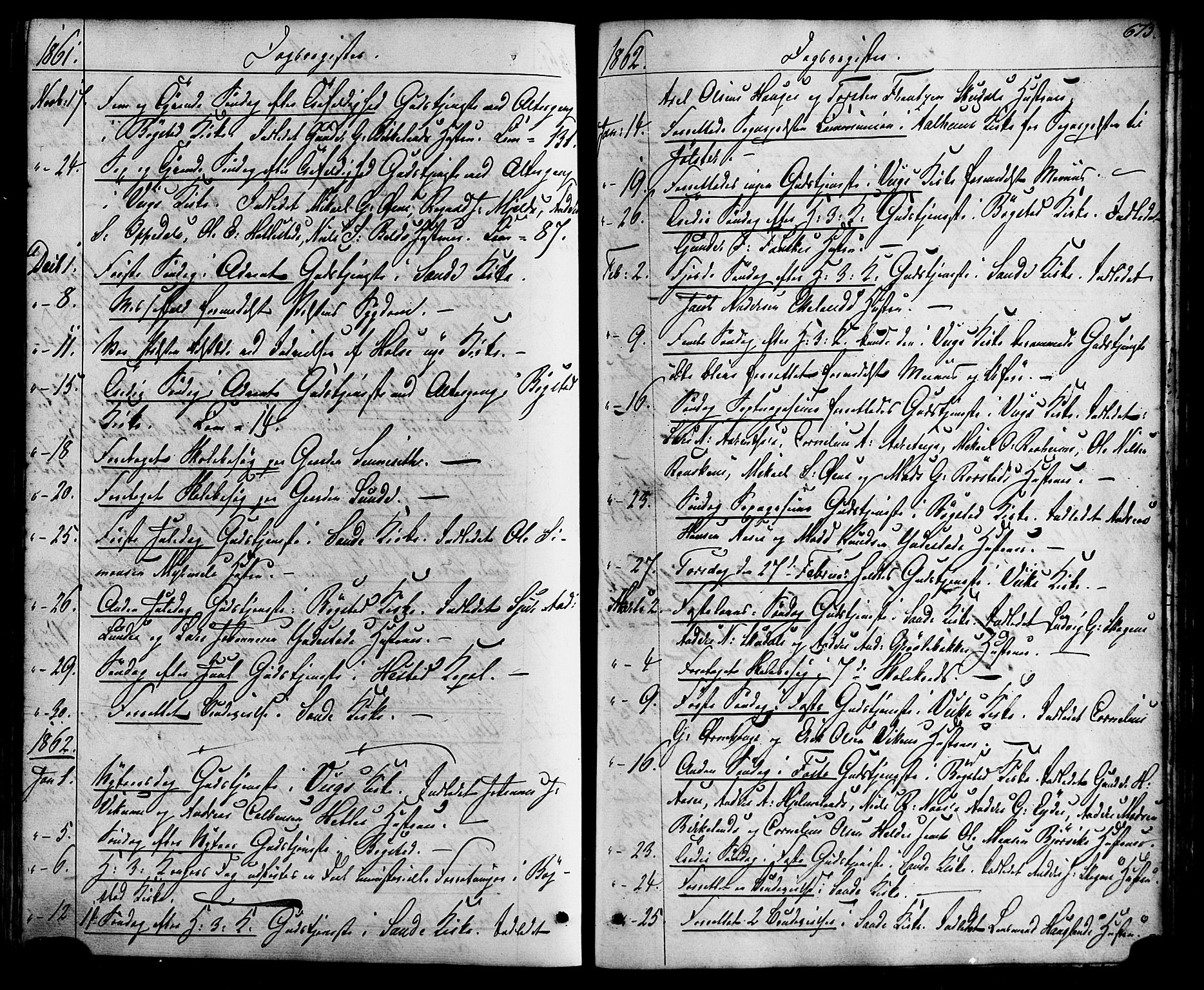 Gaular sokneprestembete, SAB/A-80001/H/Haa: Parish register (official) no. A 5, 1860-1881, p. 675