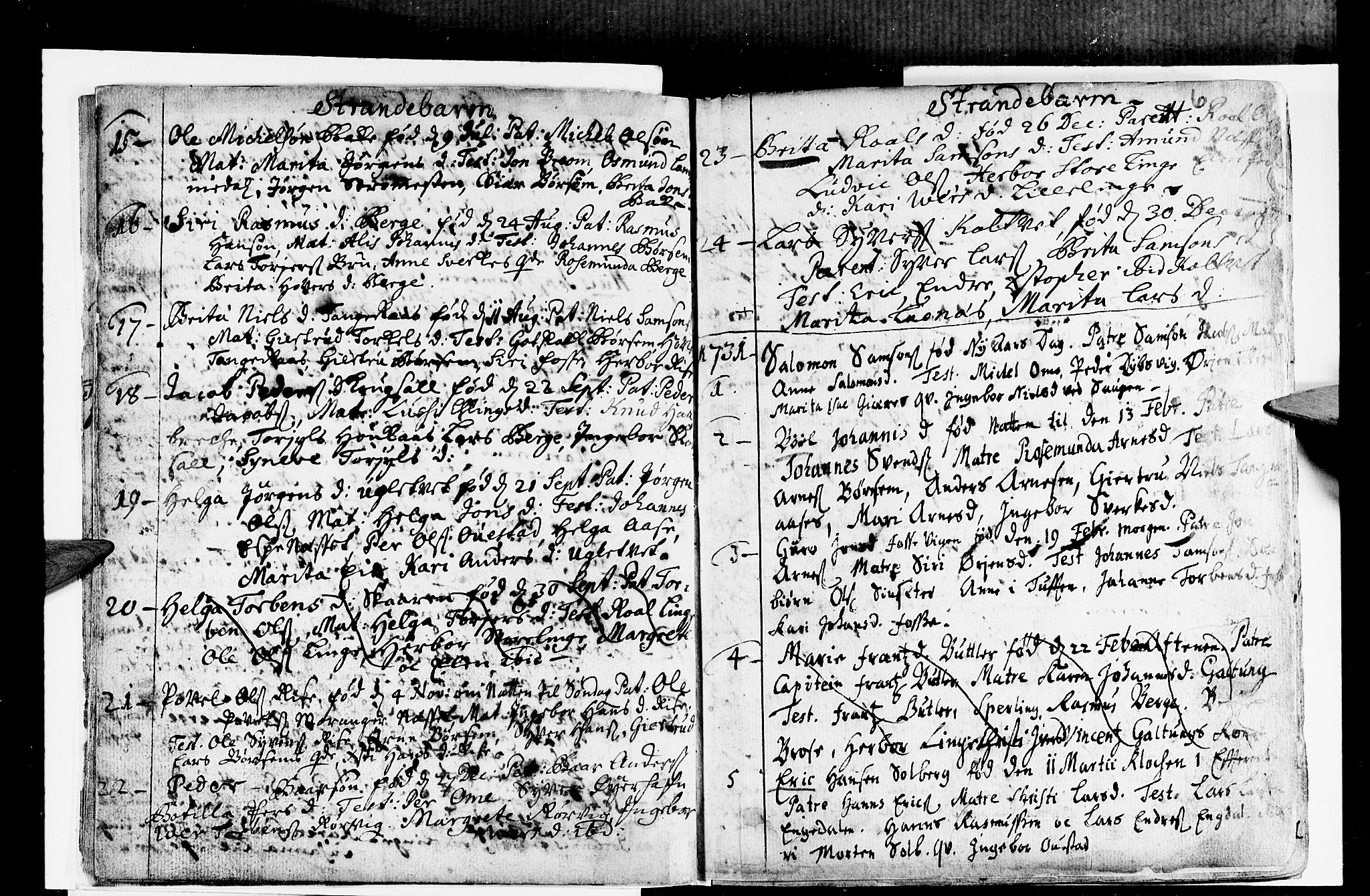 Strandebarm sokneprestembete, SAB/A-78401/H/Haa: Parish register (official) no. A 2 /1, 1727-1750, p. 6