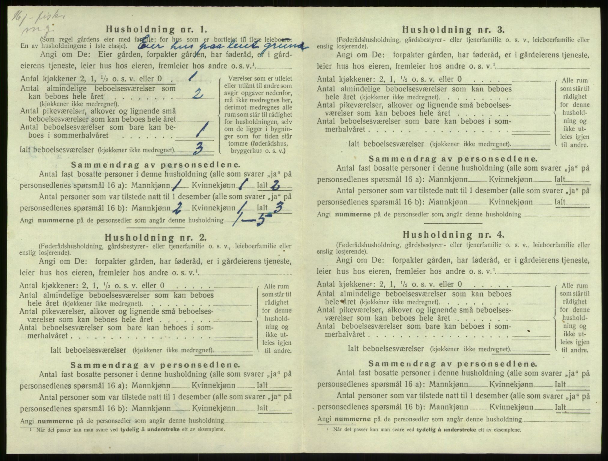 SAB, 1920 census for Herdla, 1920, p. 1183