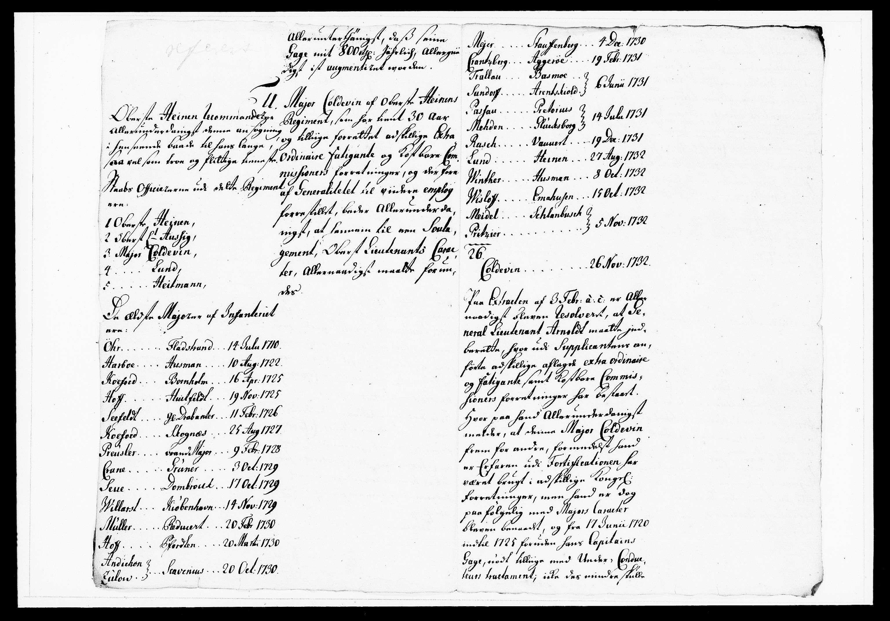 Krigskollegiet, Krigskancelliet, DRA/A-0006/-/1143-1150: Refererede sager, 1738, p. 216