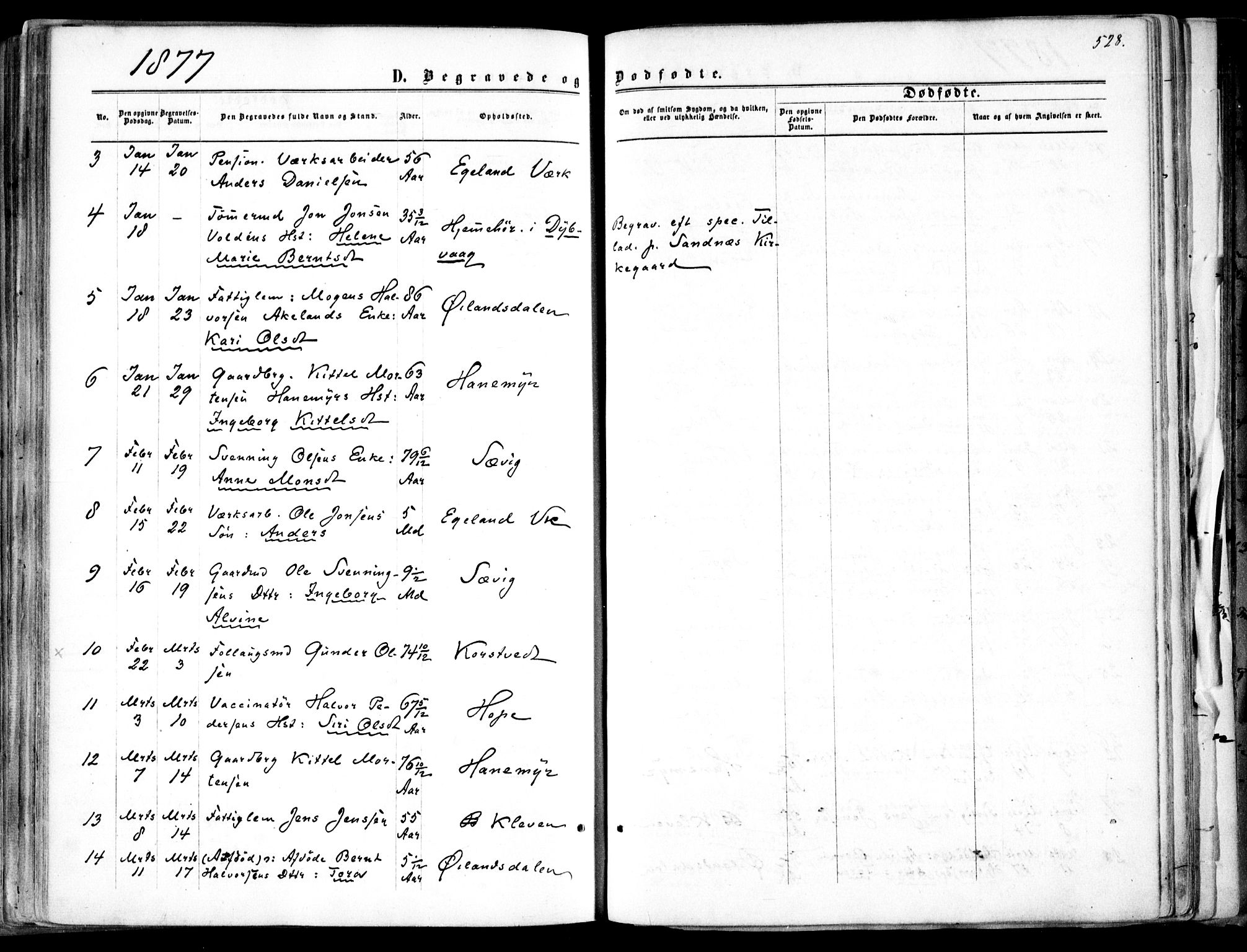 Søndeled sokneprestkontor, AV/SAK-1111-0038/F/Fa/L0003: Parish register (official) no. A 3, 1861-1879, p. 528