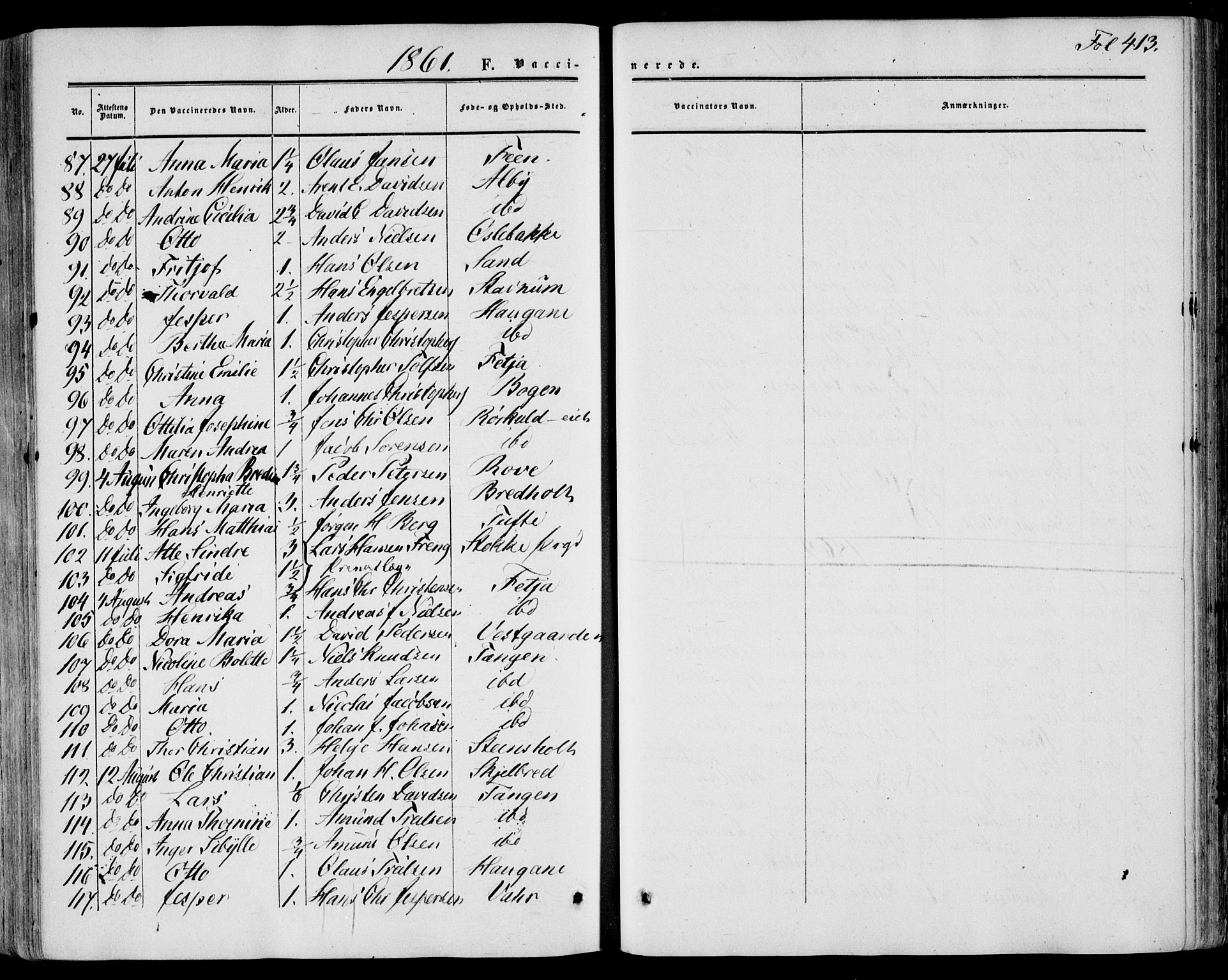Stokke kirkebøker, SAKO/A-320/F/Fa/L0008: Parish register (official) no. I 8, 1858-1871, p. 413