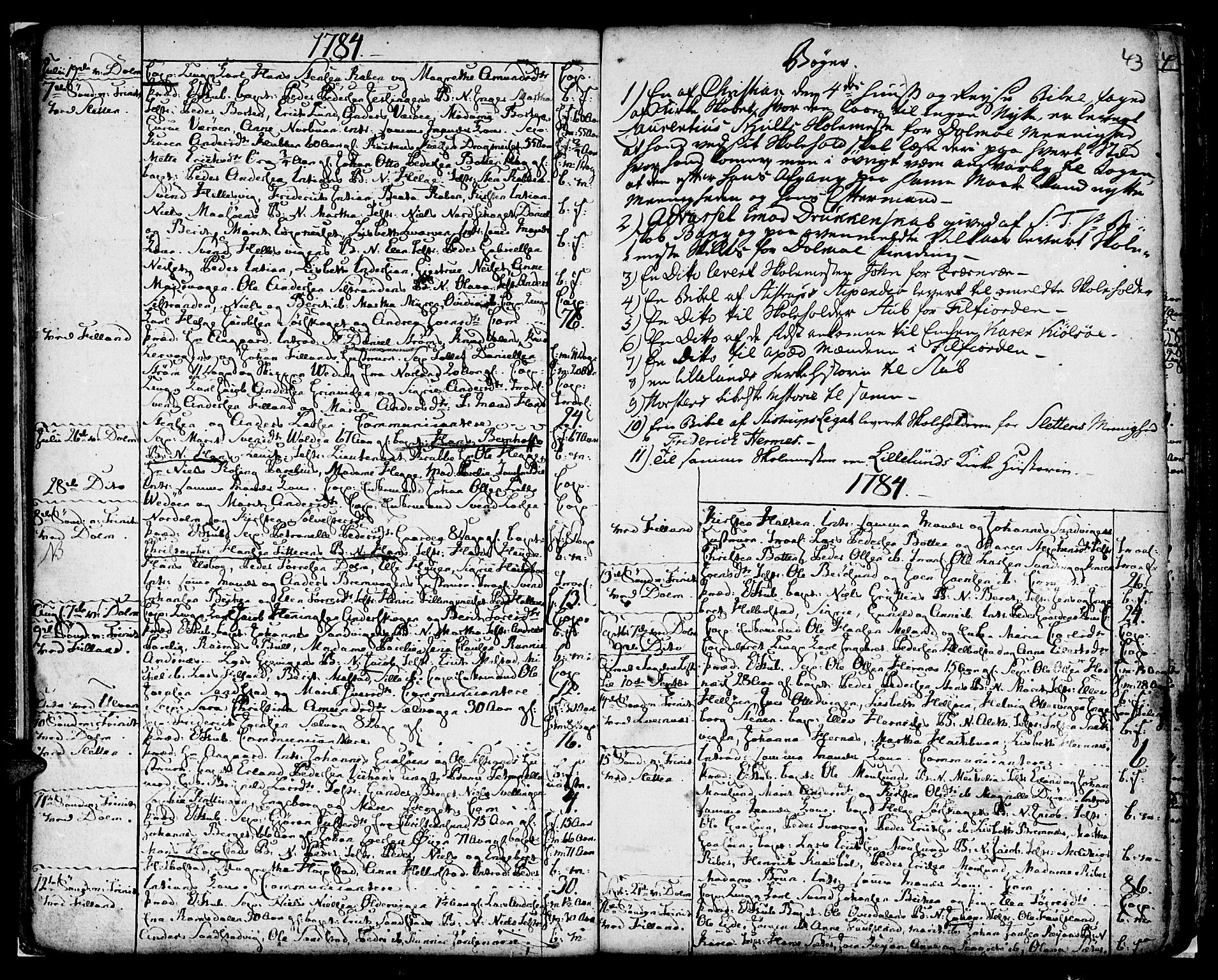 Ministerialprotokoller, klokkerbøker og fødselsregistre - Sør-Trøndelag, SAT/A-1456/634/L0526: Parish register (official) no. 634A02, 1775-1818, p. 43