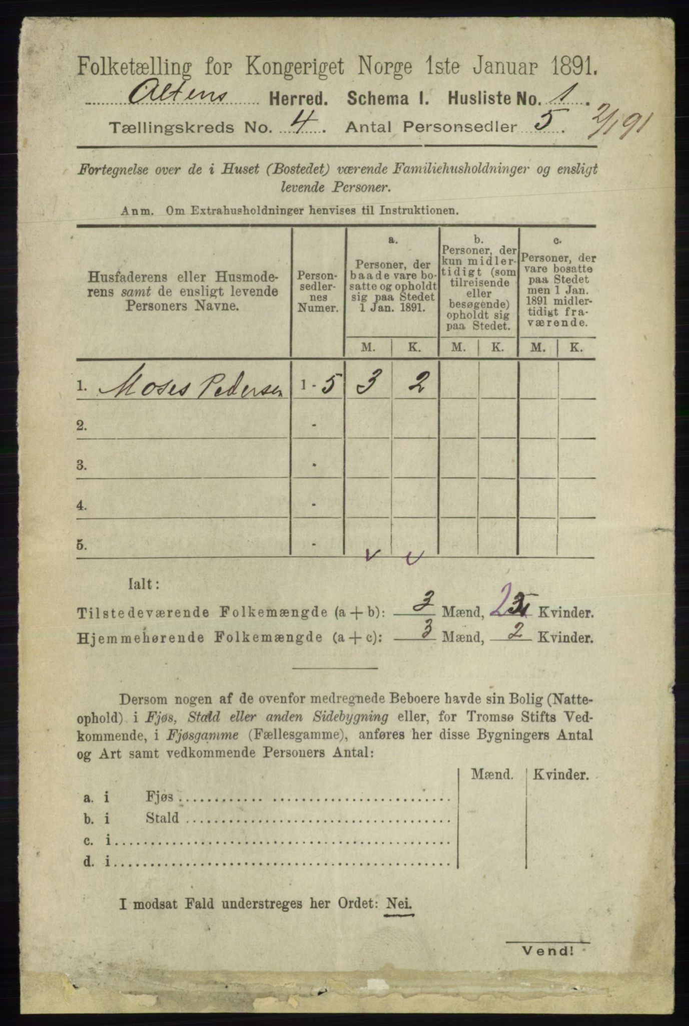 RA, 1891 census for 2012 Alta, 1891, p. 1311