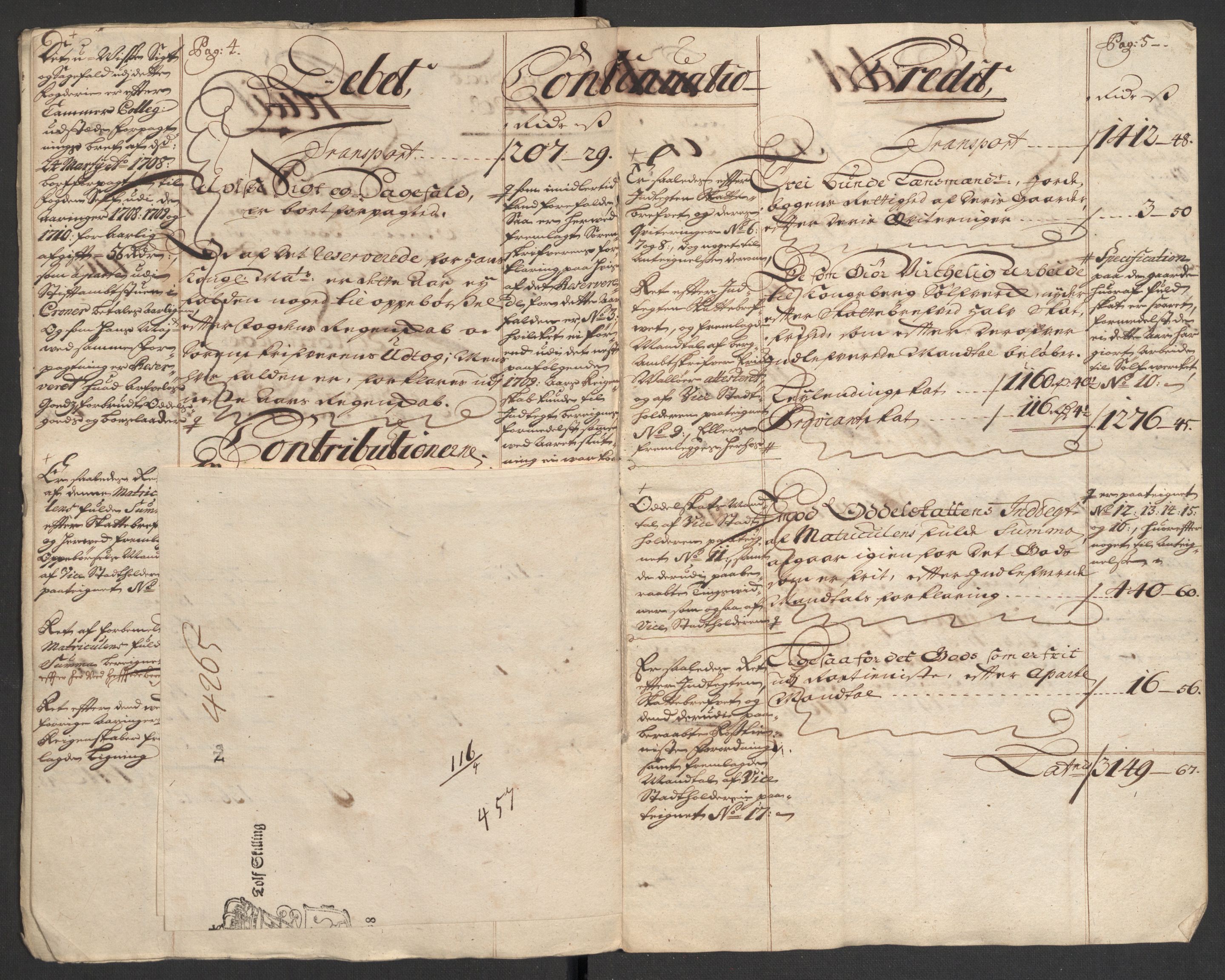 Rentekammeret inntil 1814, Reviderte regnskaper, Fogderegnskap, AV/RA-EA-4092/R24/L1584: Fogderegnskap Numedal og Sandsvær, 1707-1708, p. 183