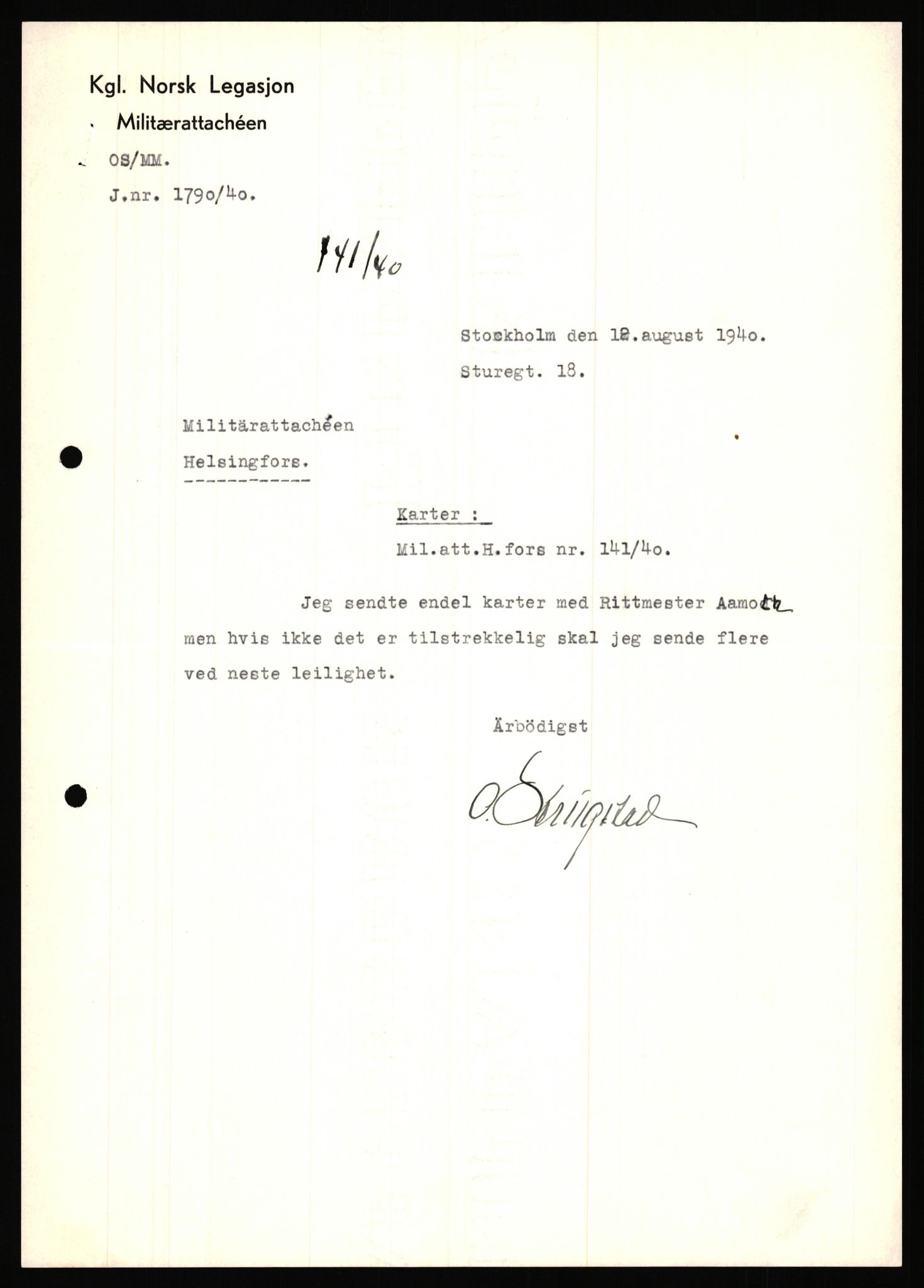 Forsvaret, Forsvarets krigshistoriske avdeling, AV/RA-RAFA-2017/Y/Ya/L0006: II-C-11-11,2 - Utenriksdepartementet.  Legasjonen i Helsingfors., 1940-1946, p. 374
