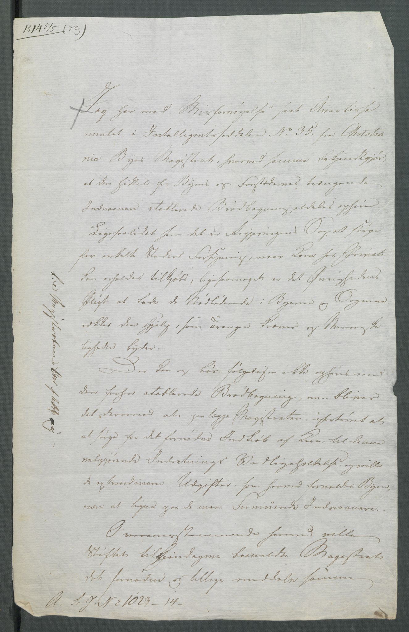 Forskjellige samlinger, Historisk-kronologisk samling, AV/RA-EA-4029/G/Ga/L0009A: Historisk-kronologisk samling. Dokumenter fra januar og ut september 1814. , 1814, p. 108