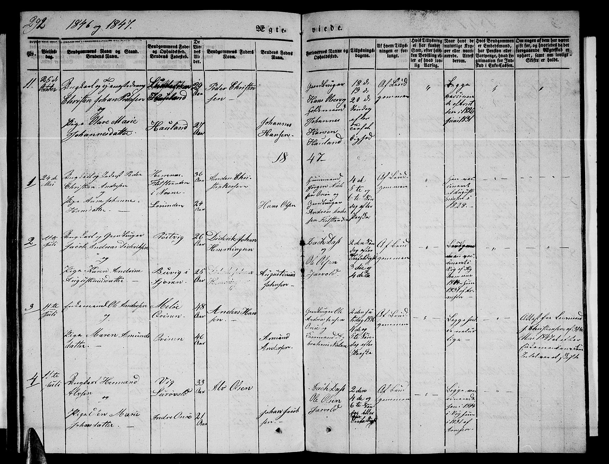 Ministerialprotokoller, klokkerbøker og fødselsregistre - Nordland, AV/SAT-A-1459/839/L0572: Parish register (copy) no. 839C02, 1841-1873, p. 292