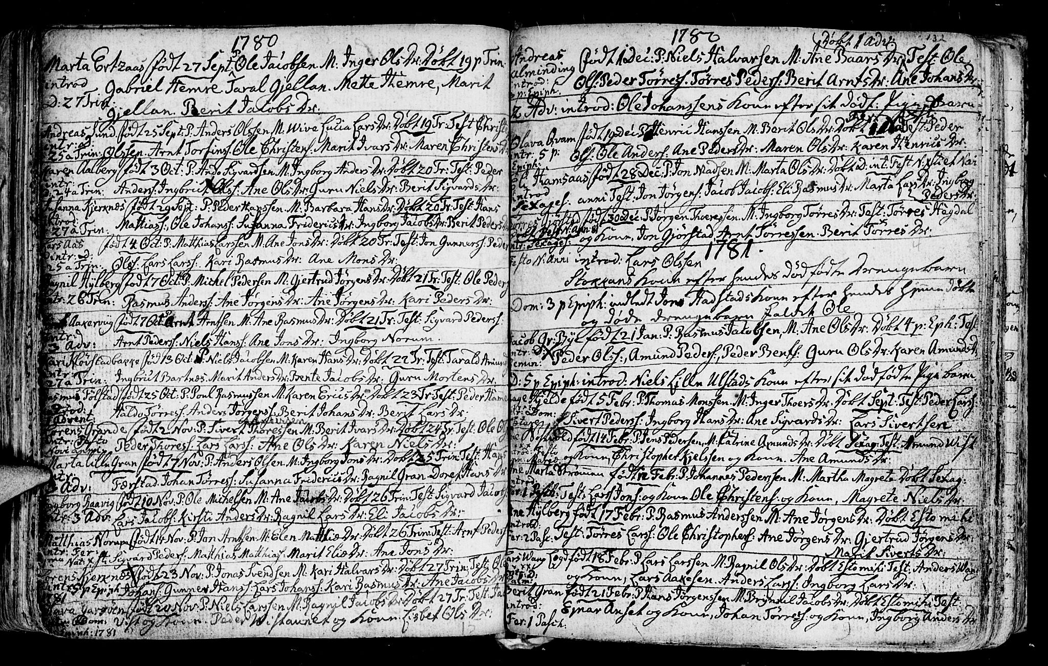 Ministerialprotokoller, klokkerbøker og fødselsregistre - Nord-Trøndelag, SAT/A-1458/730/L0273: Parish register (official) no. 730A02, 1762-1802, p. 132