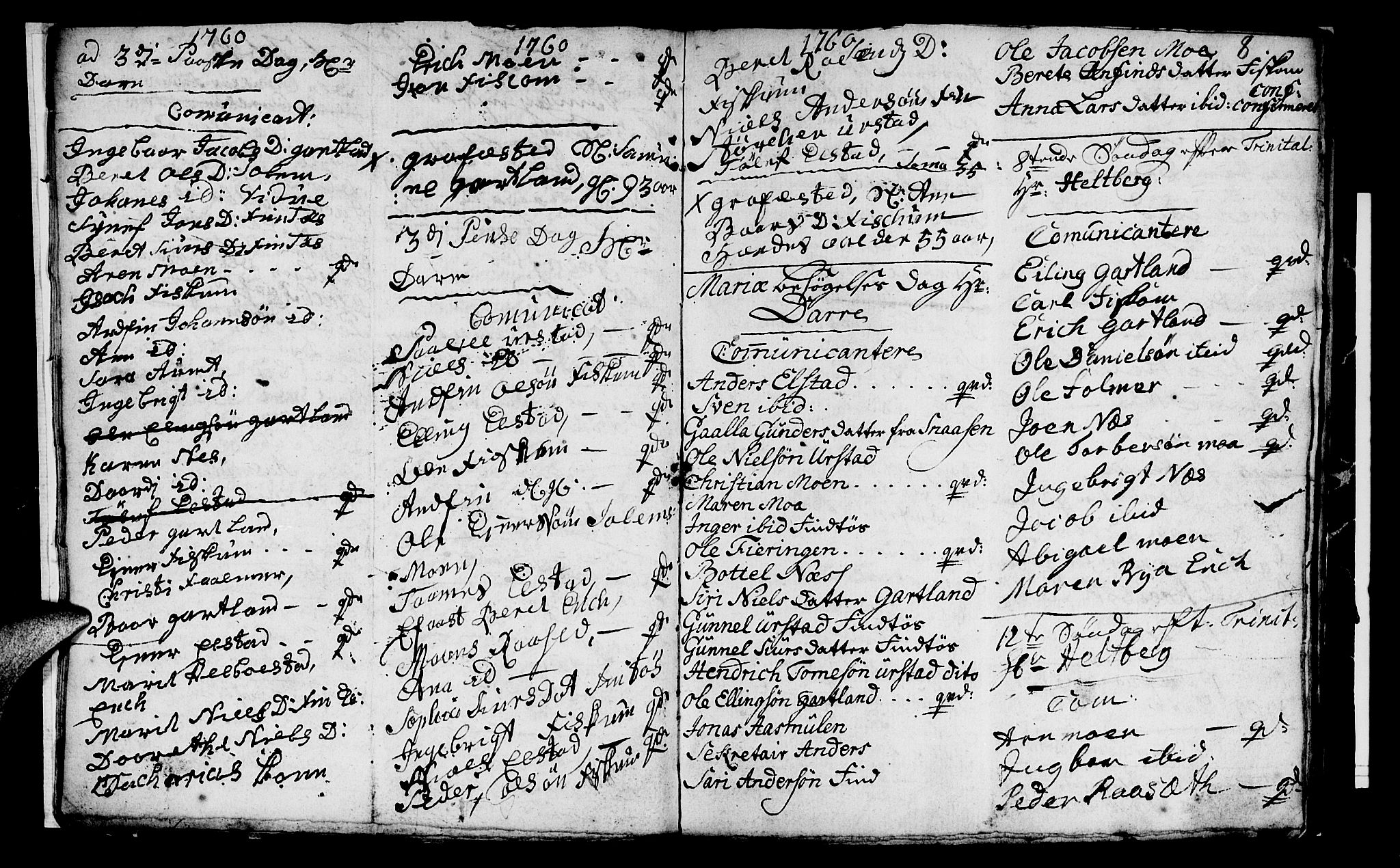 Ministerialprotokoller, klokkerbøker og fødselsregistre - Nord-Trøndelag, SAT/A-1458/759/L0526: Parish register (official) no. 759A02, 1758-1765, p. 8