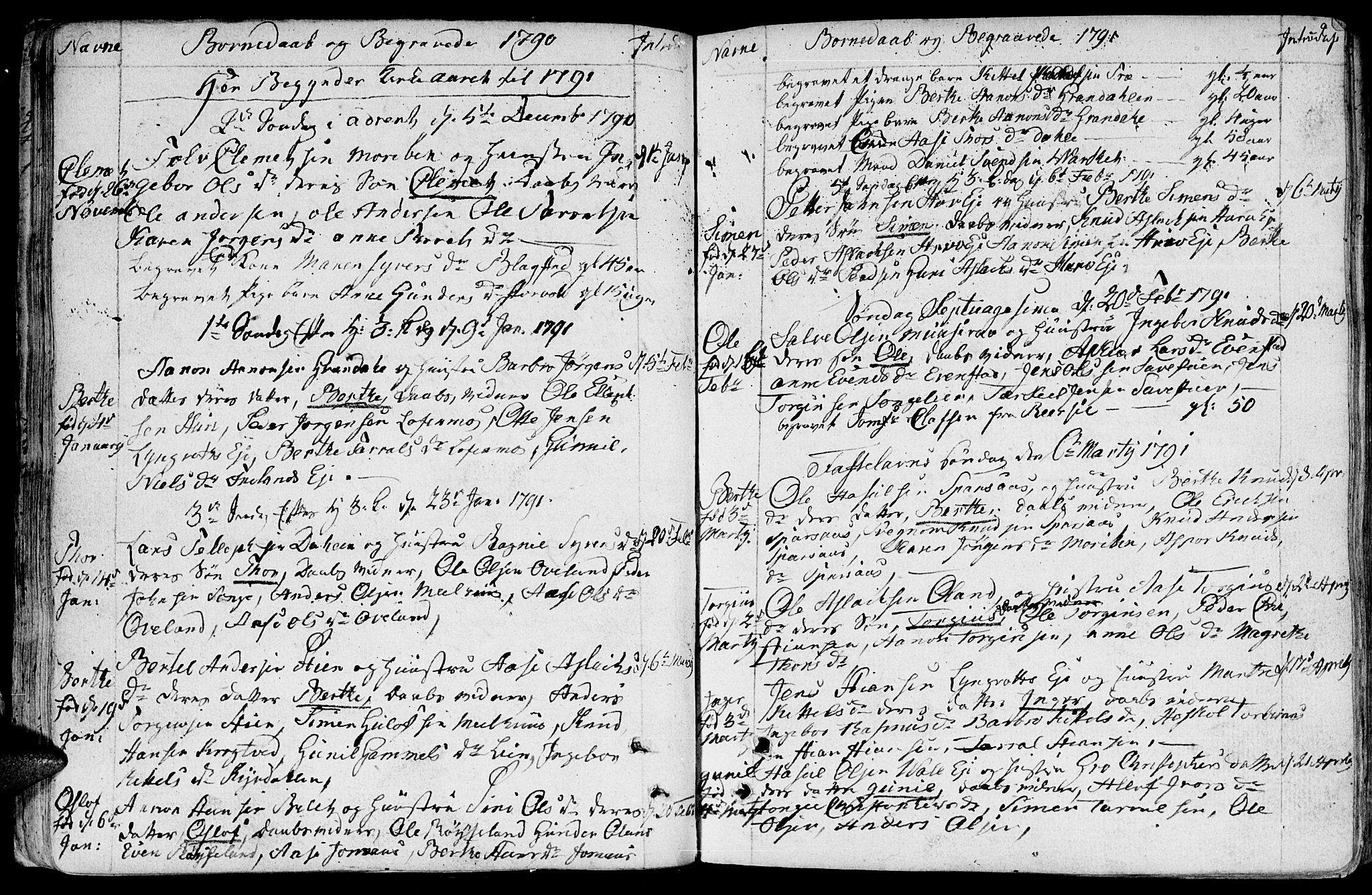 Froland sokneprestkontor, AV/SAK-1111-0013/F/Fb/L0005: Parish register (copy) no. B 5, 1786-1816, p. 23