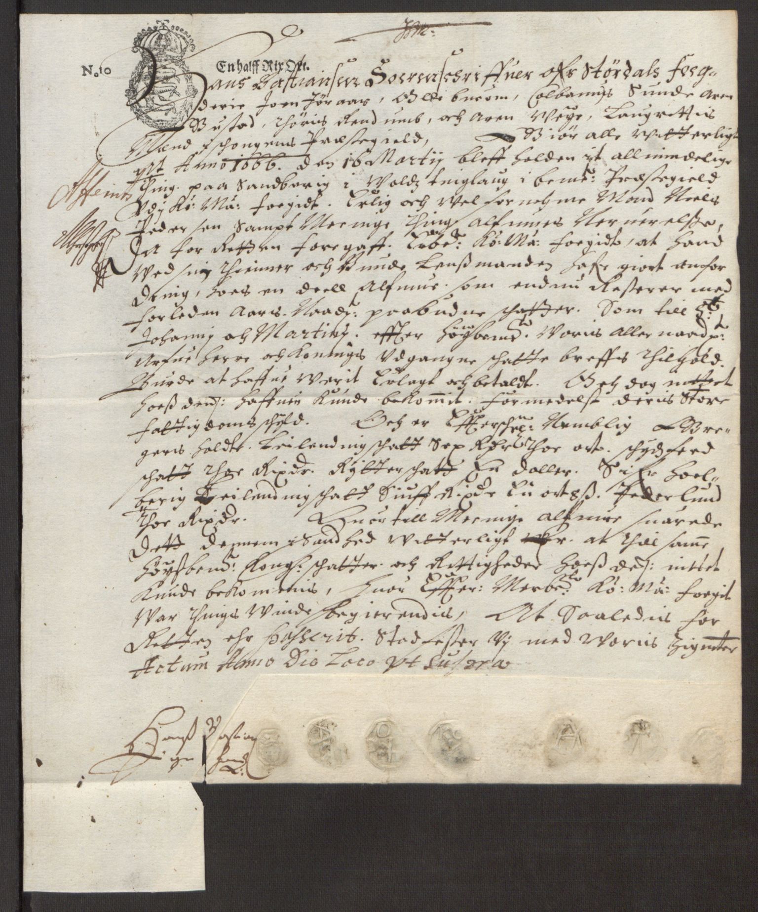 Rentekammeret inntil 1814, Reviderte regnskaper, Stiftamtstueregnskaper, Trondheim stiftamt og Nordland amt, AV/RA-EA-6044/R/Rd/L0013: Trondheim stiftamt, 1665