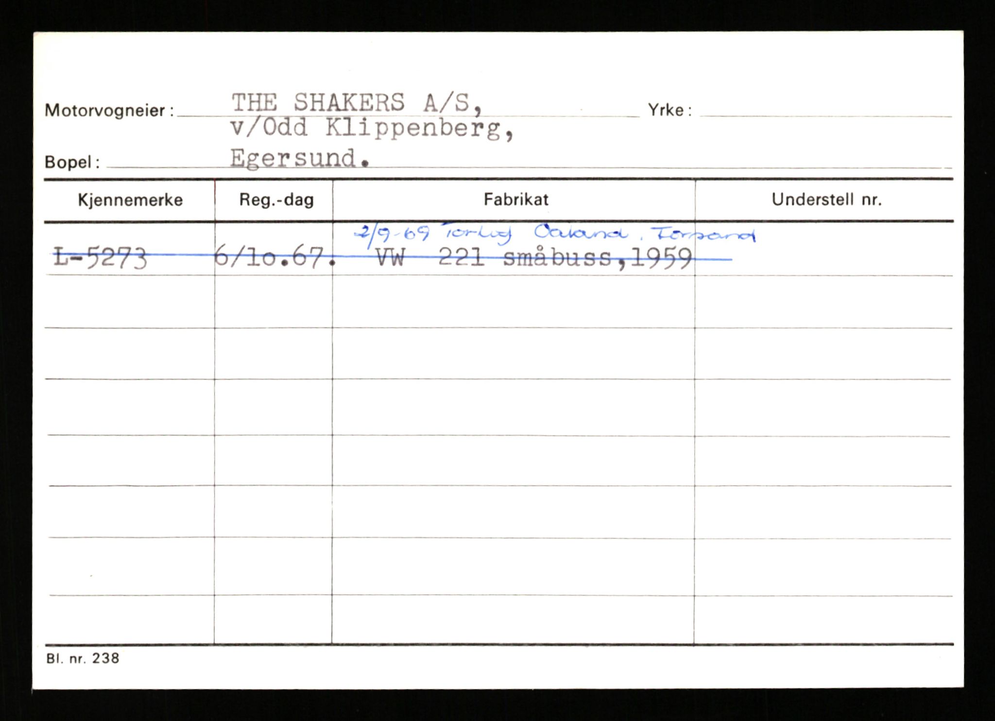 Stavanger trafikkstasjon, AV/SAST-A-101942/0/H/L0038: Sørbø - Tjeltveit, 1930-1971, p. 2181