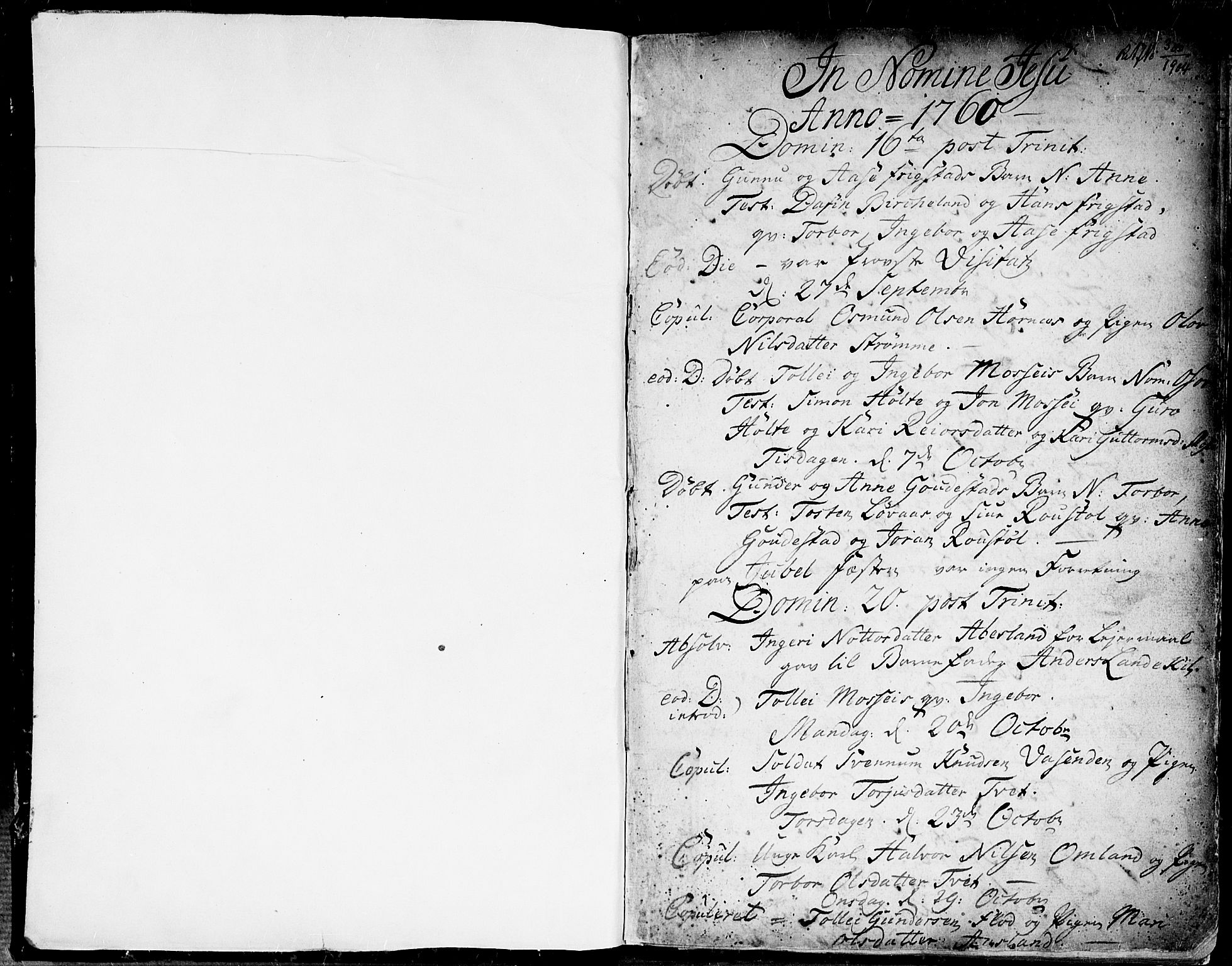 Evje sokneprestkontor, SAK/1111-0008/F/Fa/Faa/L0002: Parish register (official) no. A 2, 1760-1787